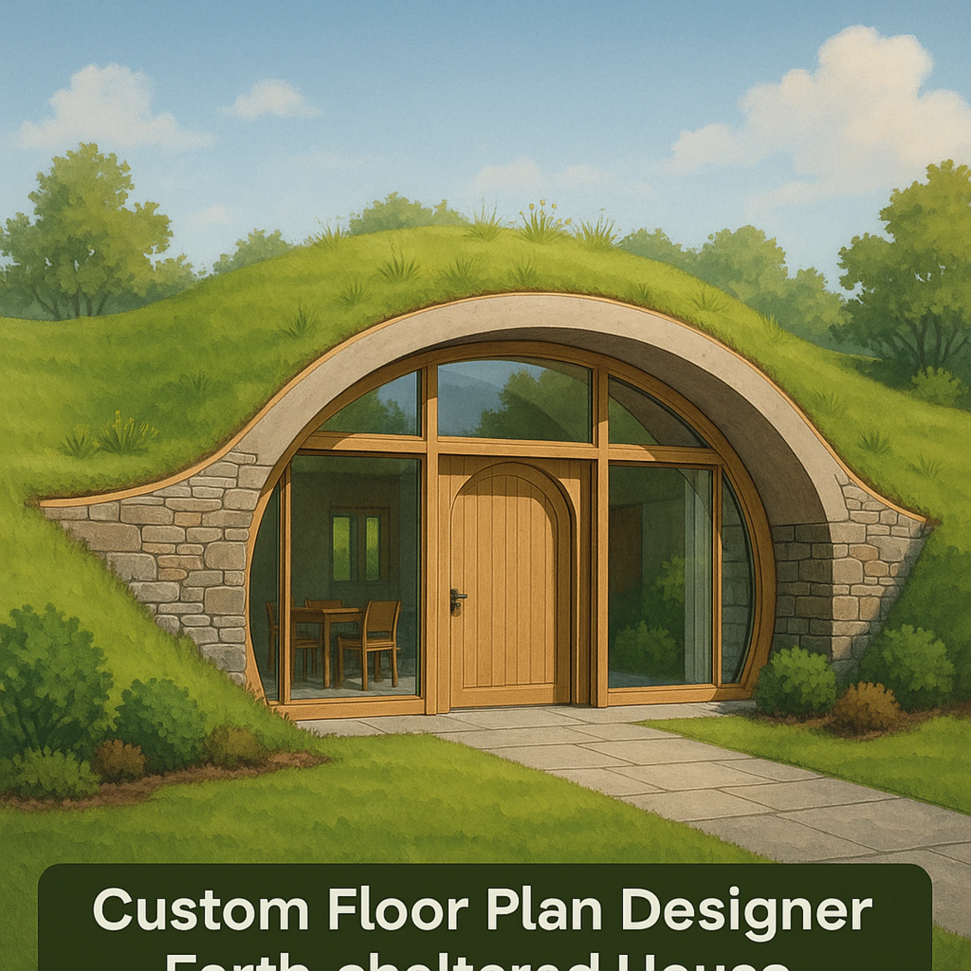 Designing the Future of Sustainable Living: Custom Floor Plan Designer for Earth-Sheltered House Plans
