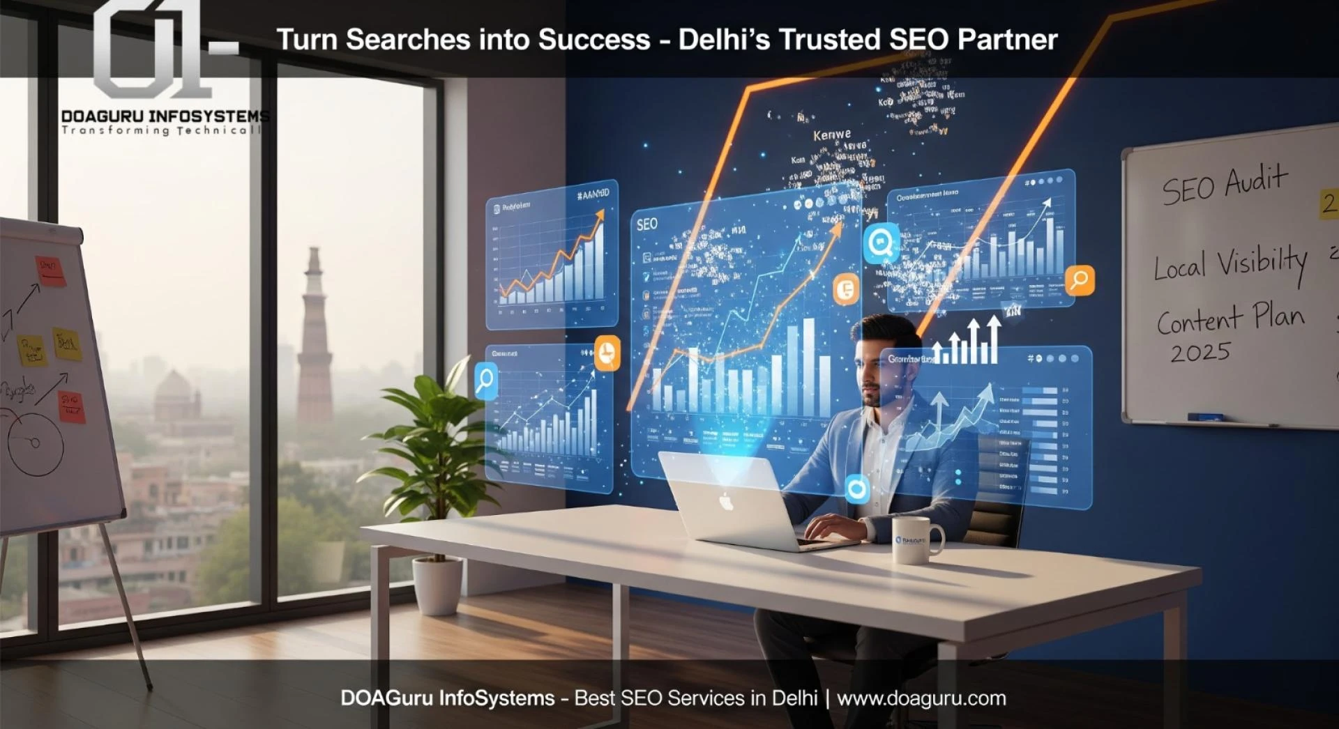 Best SEO Services in Delhi – Grow with DOAGuru InfoSystems