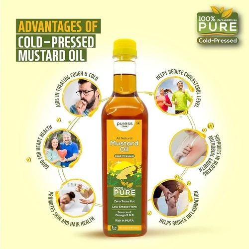 Why Nutritionists Recommend Switching to Cold Pressed Mustard Oil
