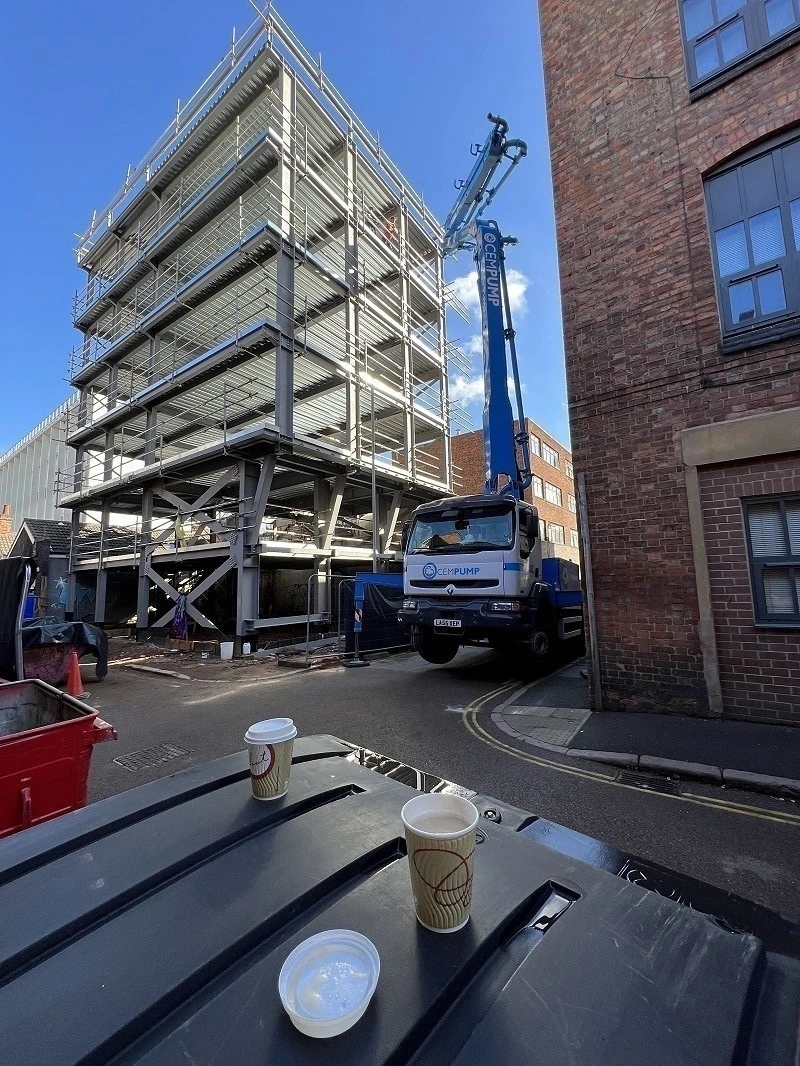 Static Concrete Placing Boom for Smooth and Secure Concrete Placement 