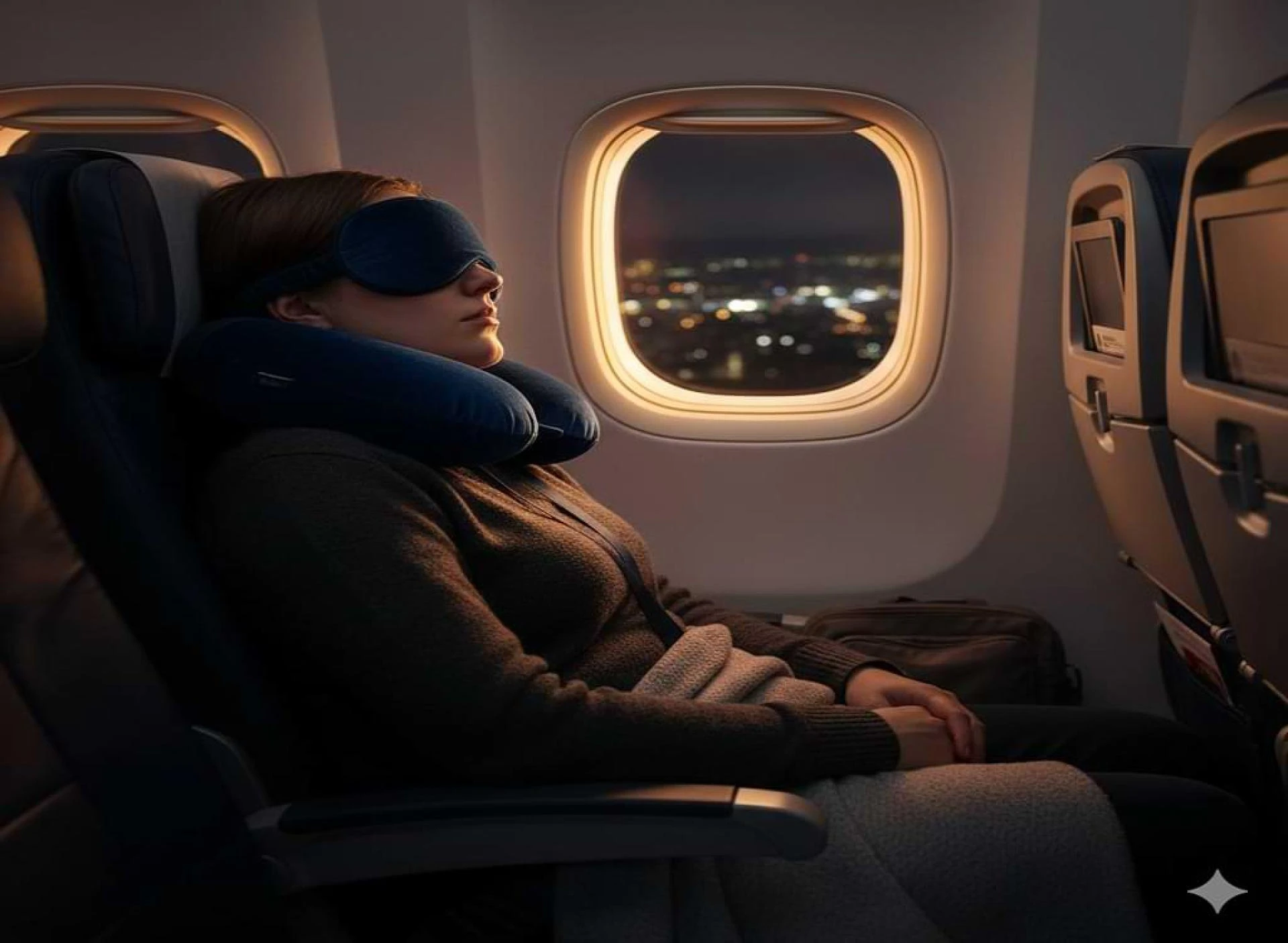 Sleep Better Anywhere with Travel Pillow & Eye Mask