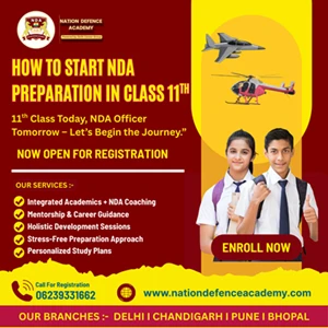 Class 11th + NDA Coaching: The Power Combo by Nation Defence Academy