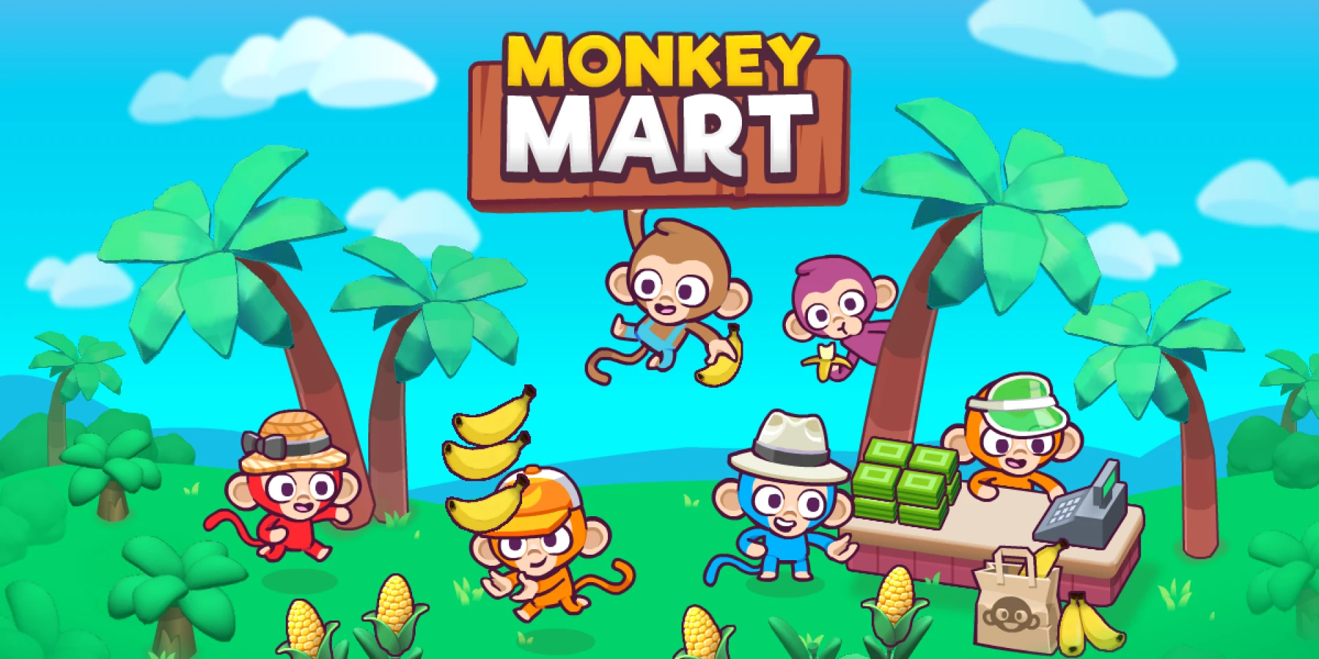 Explore the world of monkey shopping in Monkey Mart