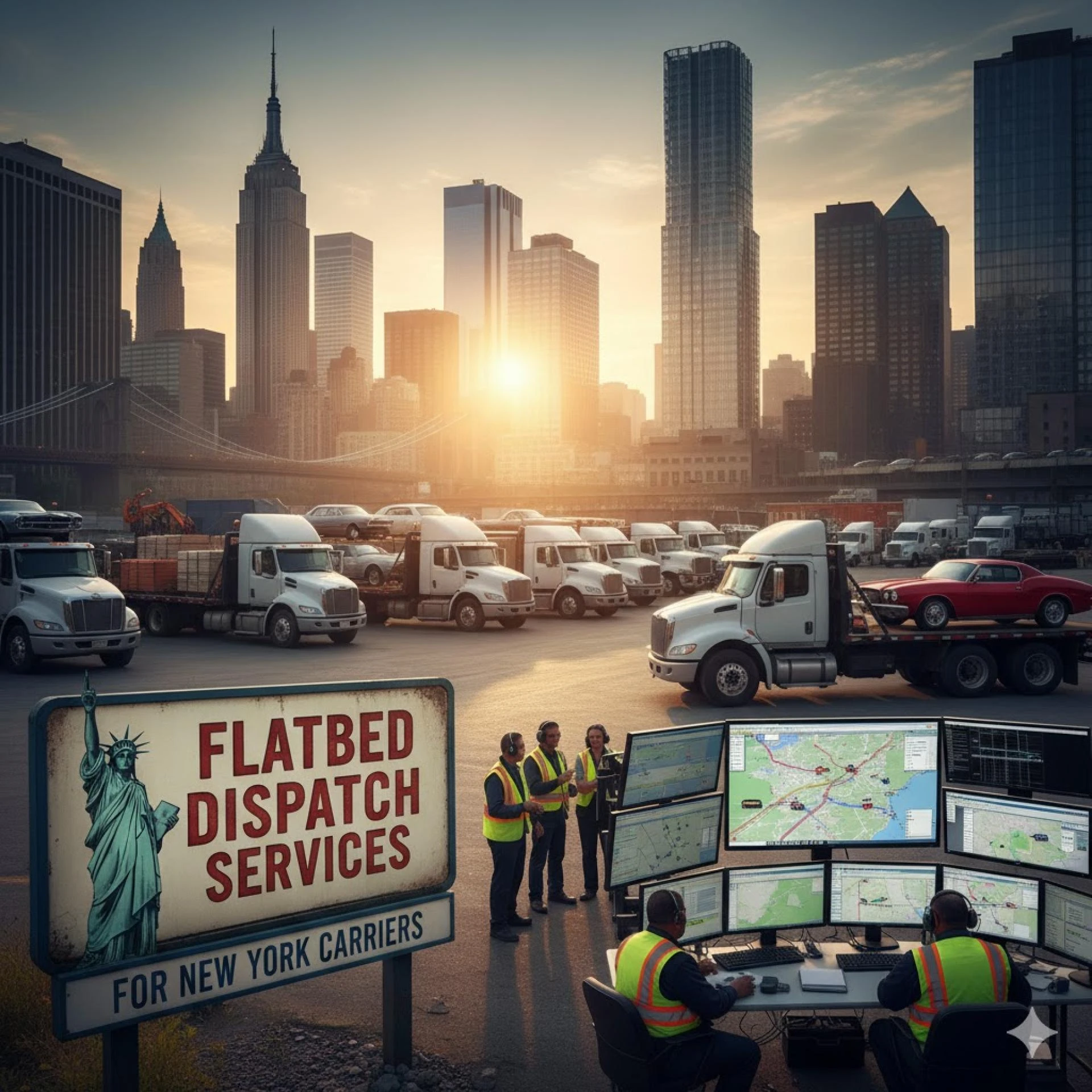 Flatbed Dispatch Services for New York Carriers: A Practical Guide