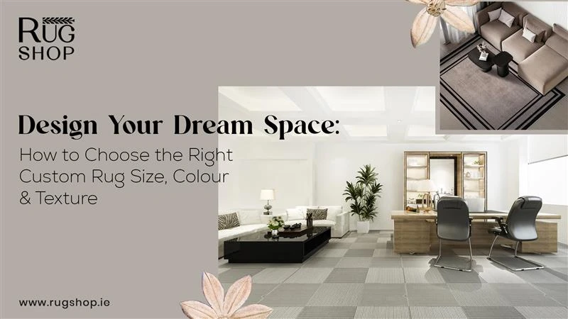 Design Your Dream Space: How to Choose the Right Custom Rug Size, Colour & Texture