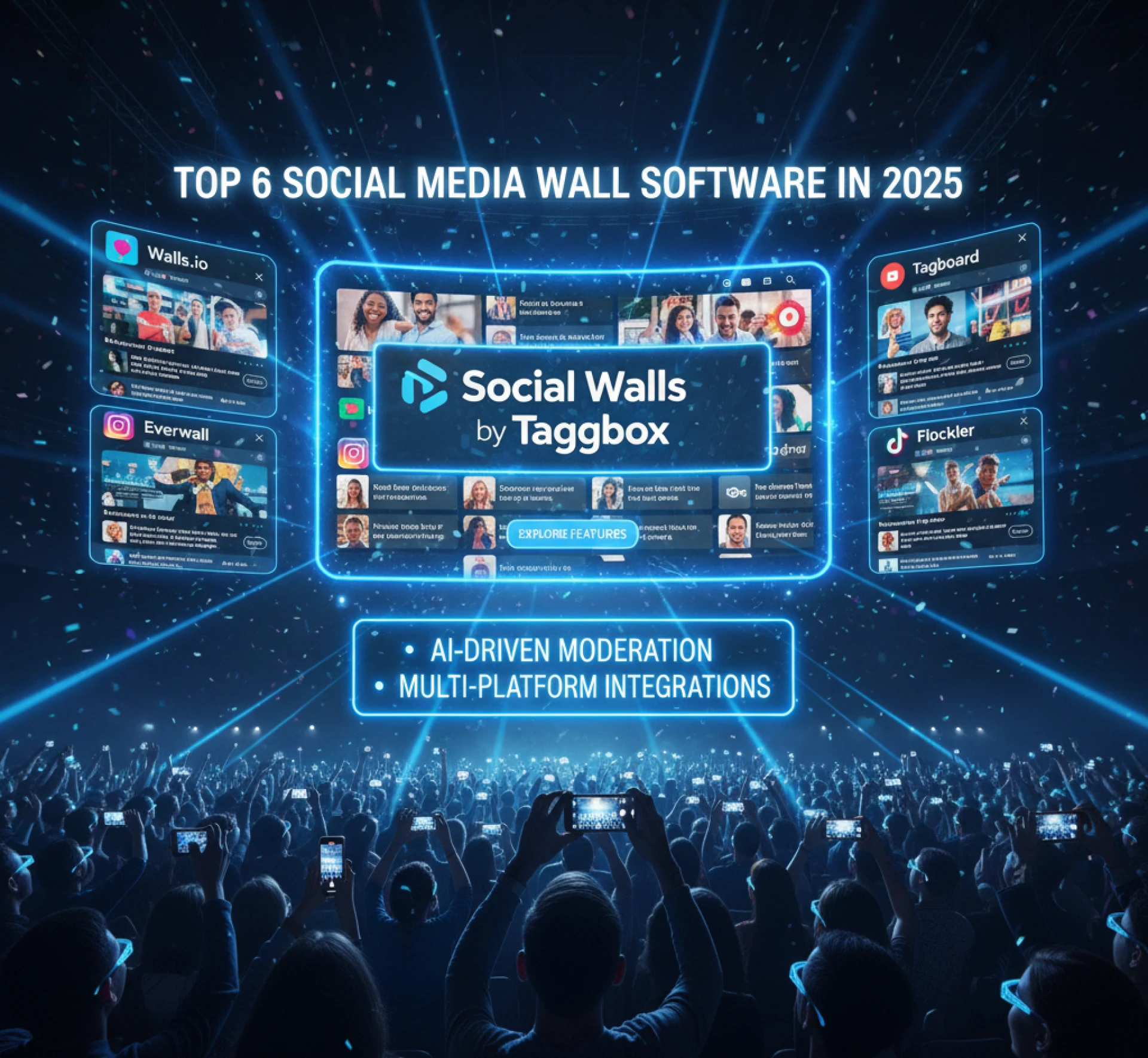 Top 6 Social Media Wall Software in 2025 for Events & Brands