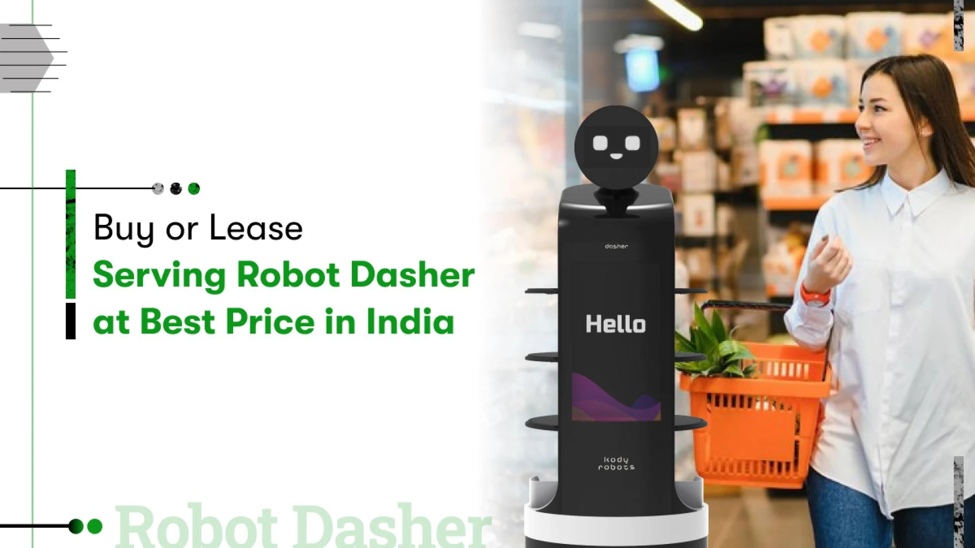 Buy or Lease Serving Robot Dasher at the Best Price in India 