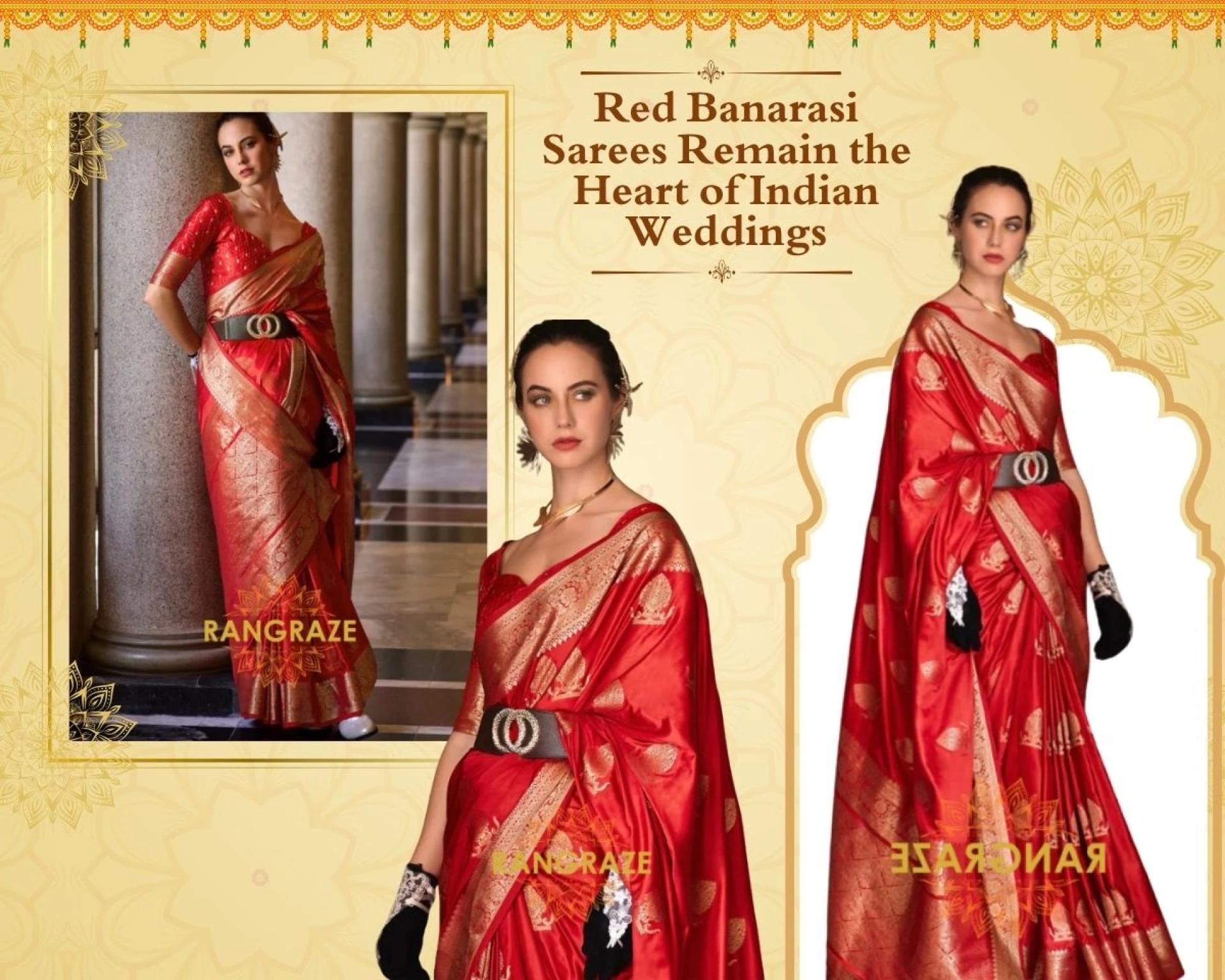 Red Banarasi Sarees Remain the Heart of Indian Weddings