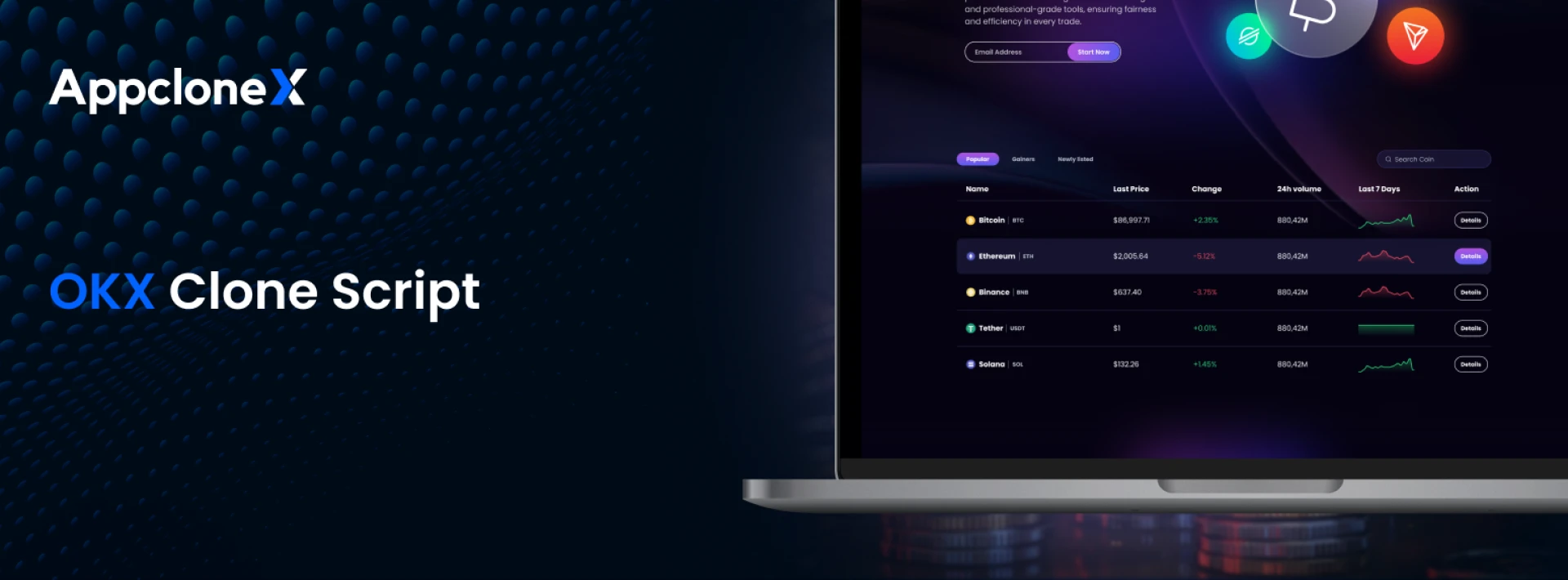 OKX Clone Script — Build a High-Performance Crypto Exchange Fast
