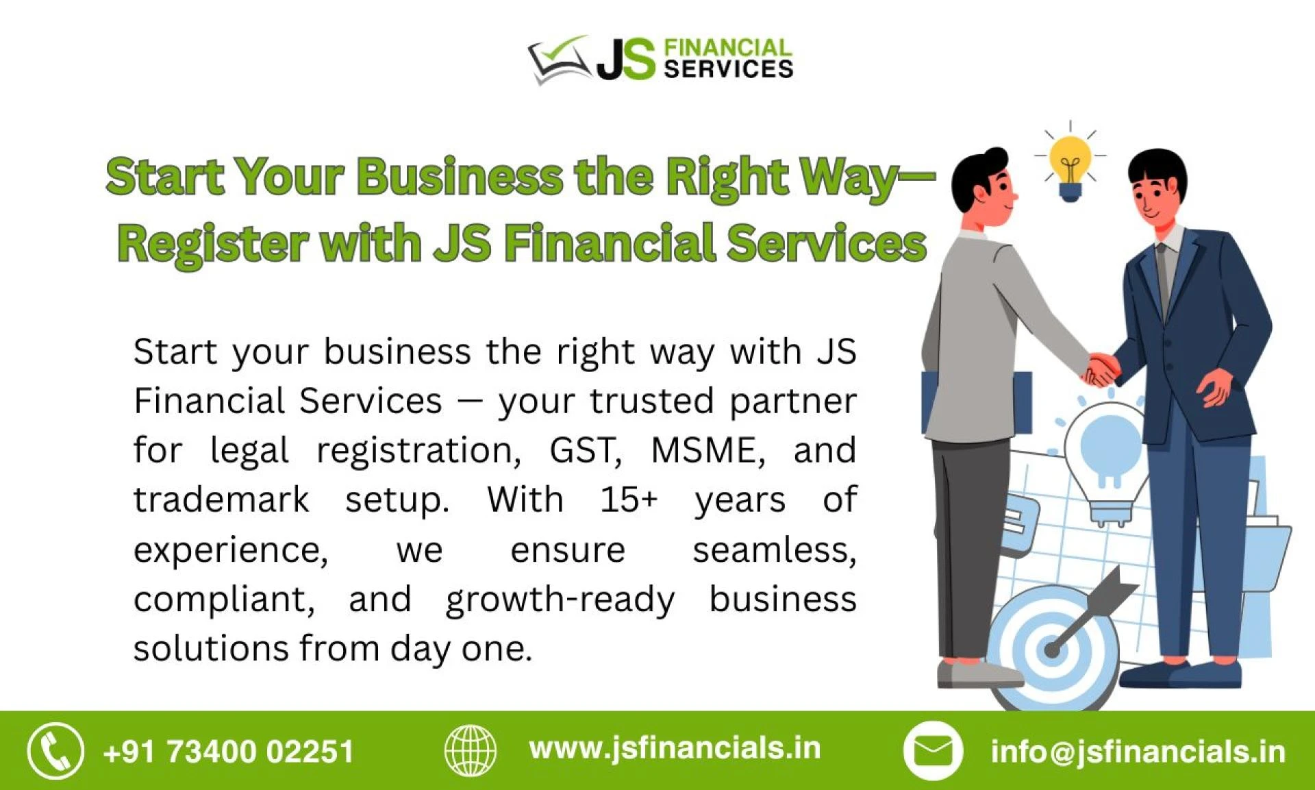 Start Your Business the Right Way—Register with JS Financial Services