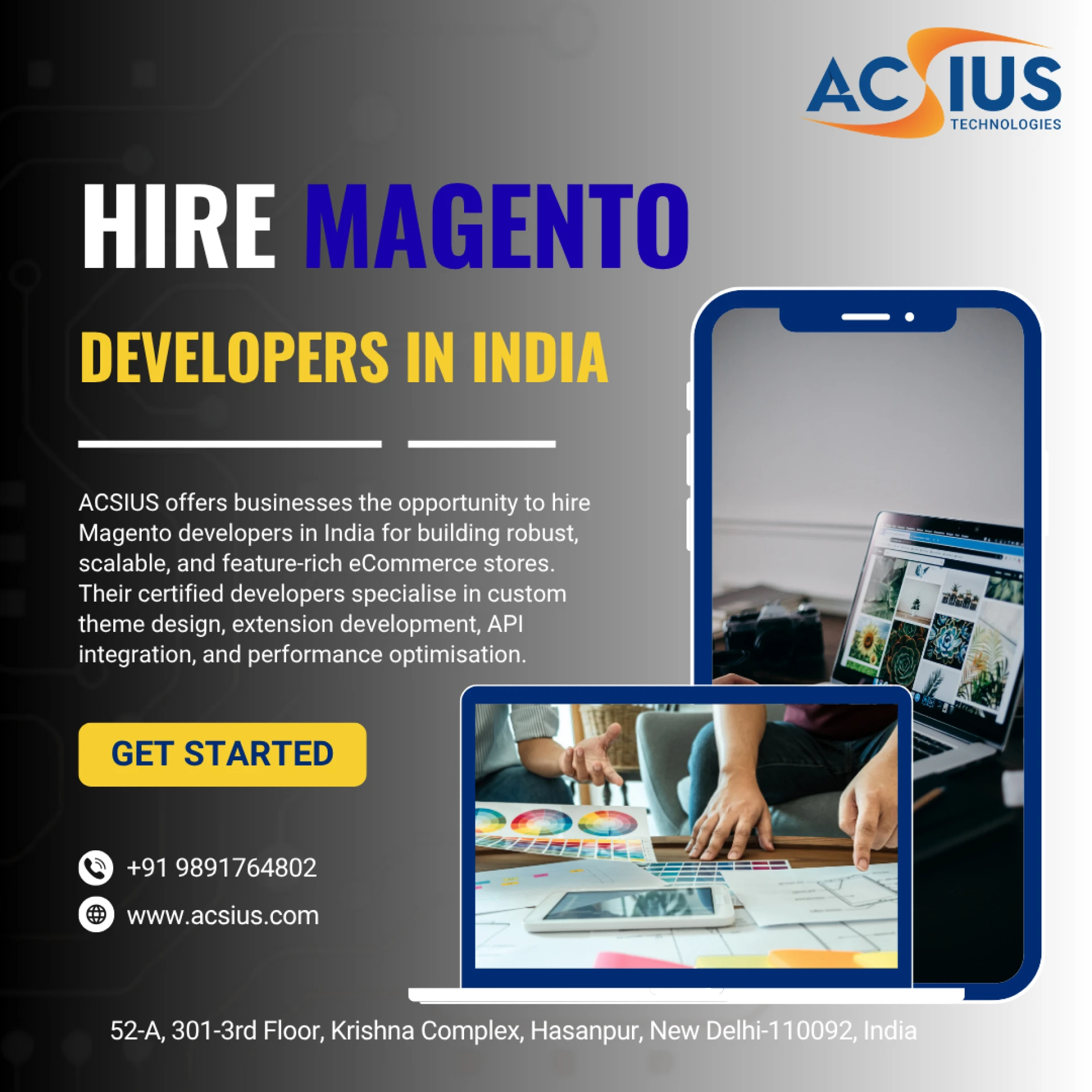 Hire Expert Magento Developers in India for Your Store