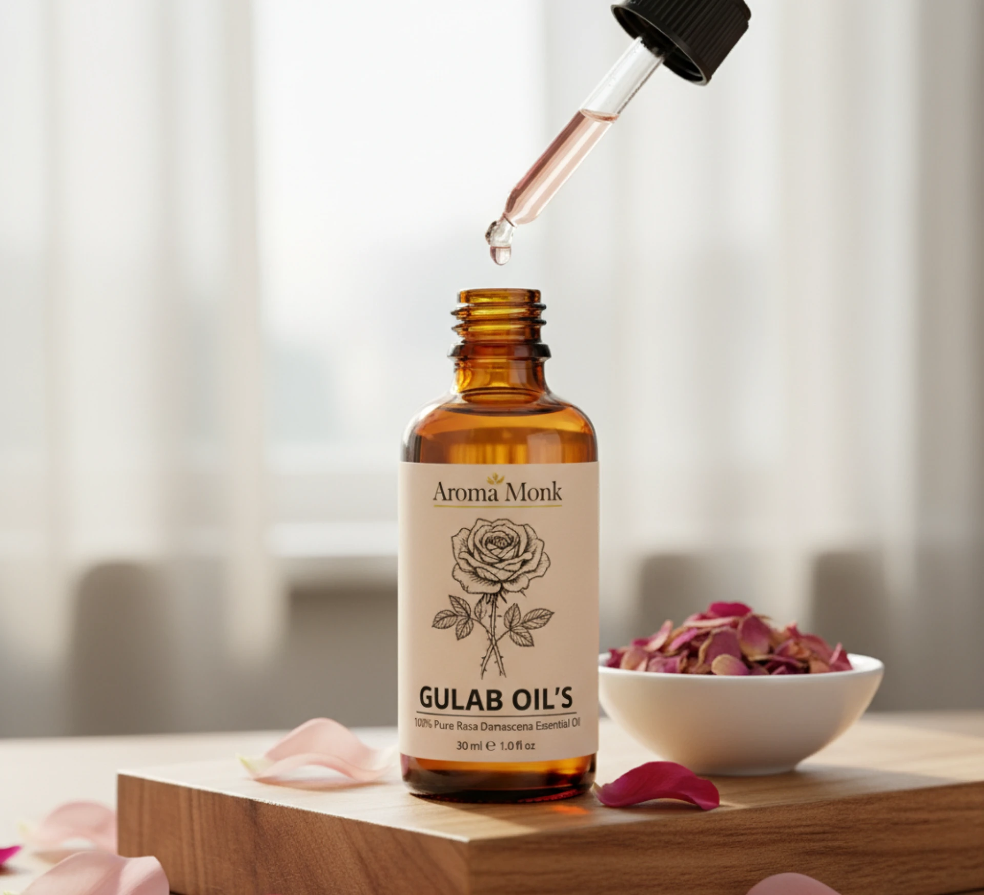 🌹 Unveiling the Magic: Why Aroma Monk's Gulab Oil is the Elixir Your Life Needs