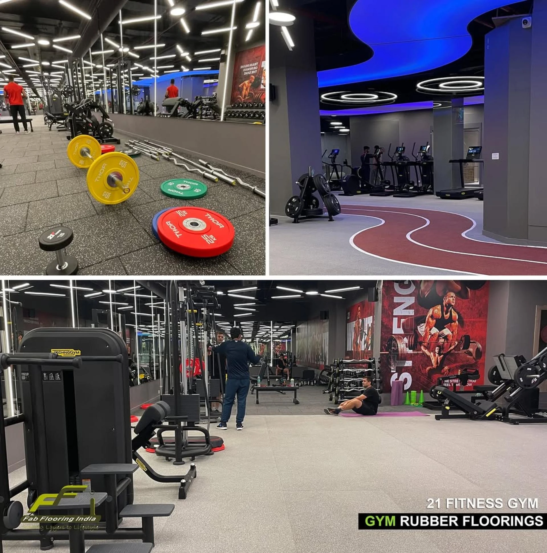 Gym Floorings for Safe and High-Performance Workout Areas