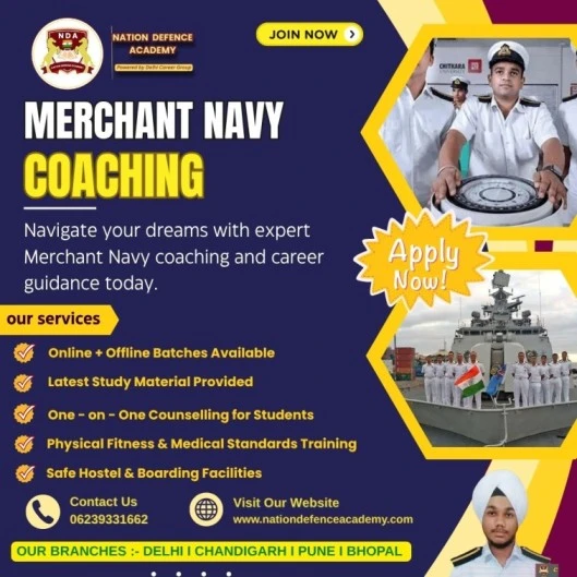 Why Choose Nation Defence Academy for Merchant Navy Classes