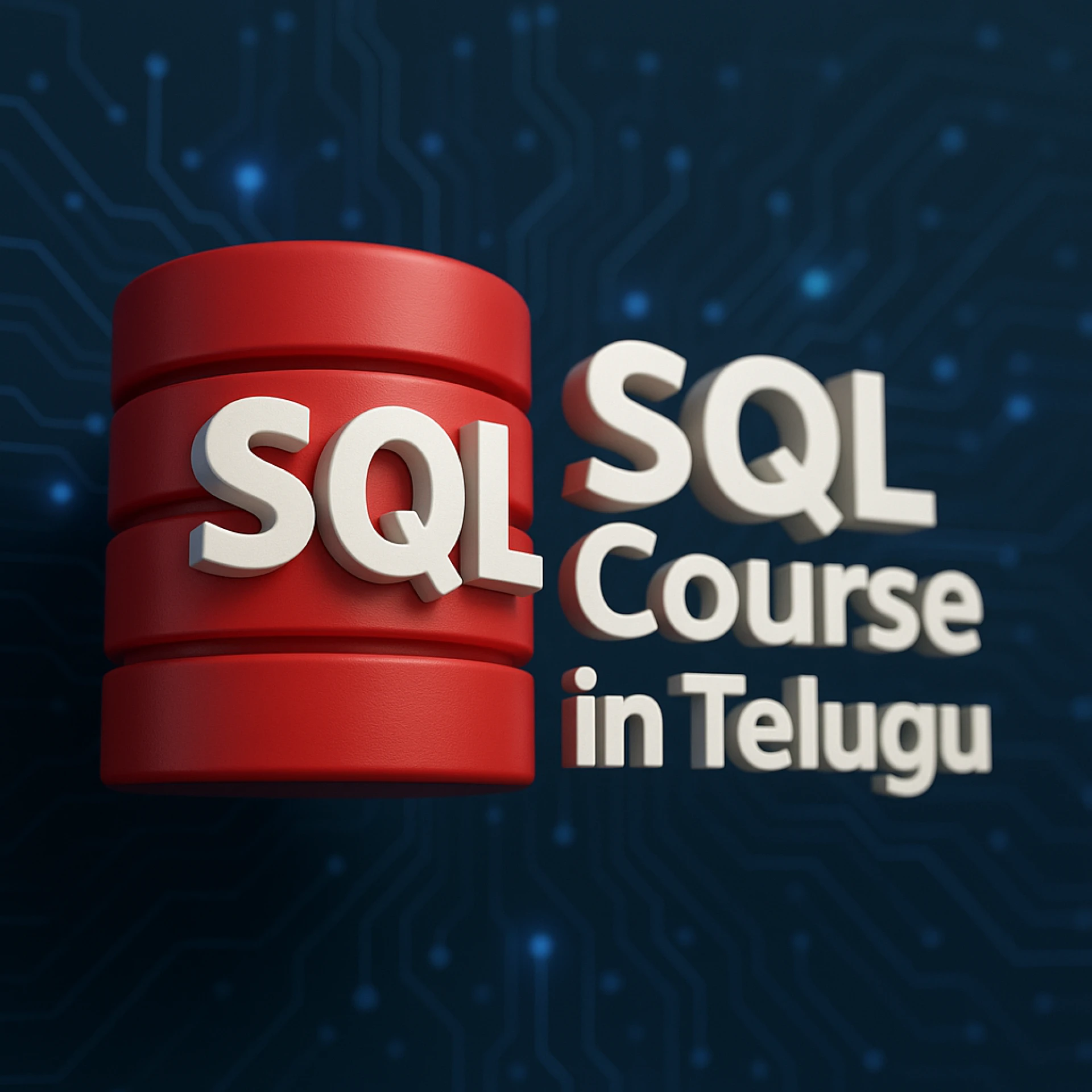 SQL Course in Telugu: Learn SQL From Scratch and Build a High-Demand Career in 2025
