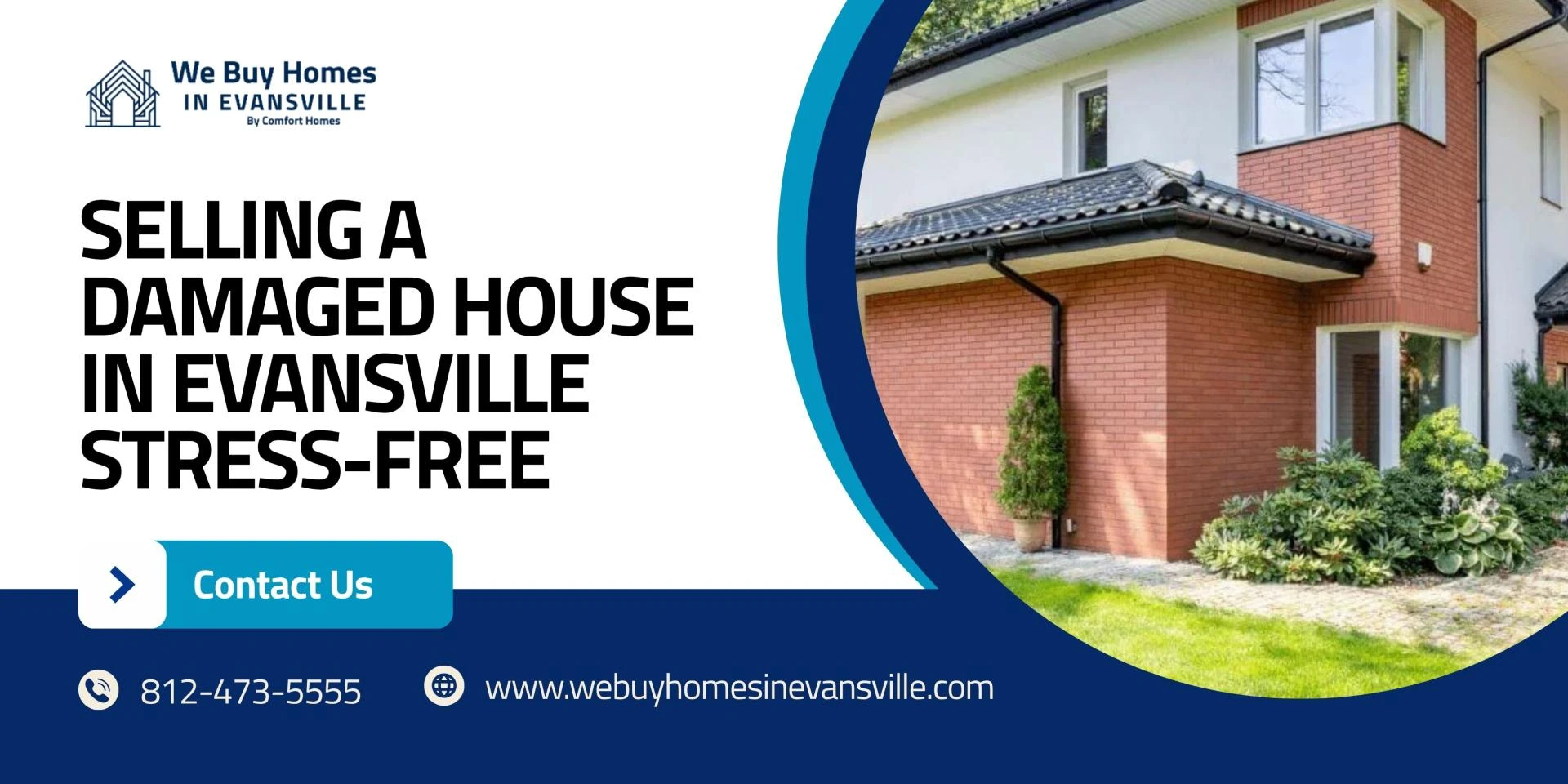 Selling a Damaged House in Evansville Stress-Free