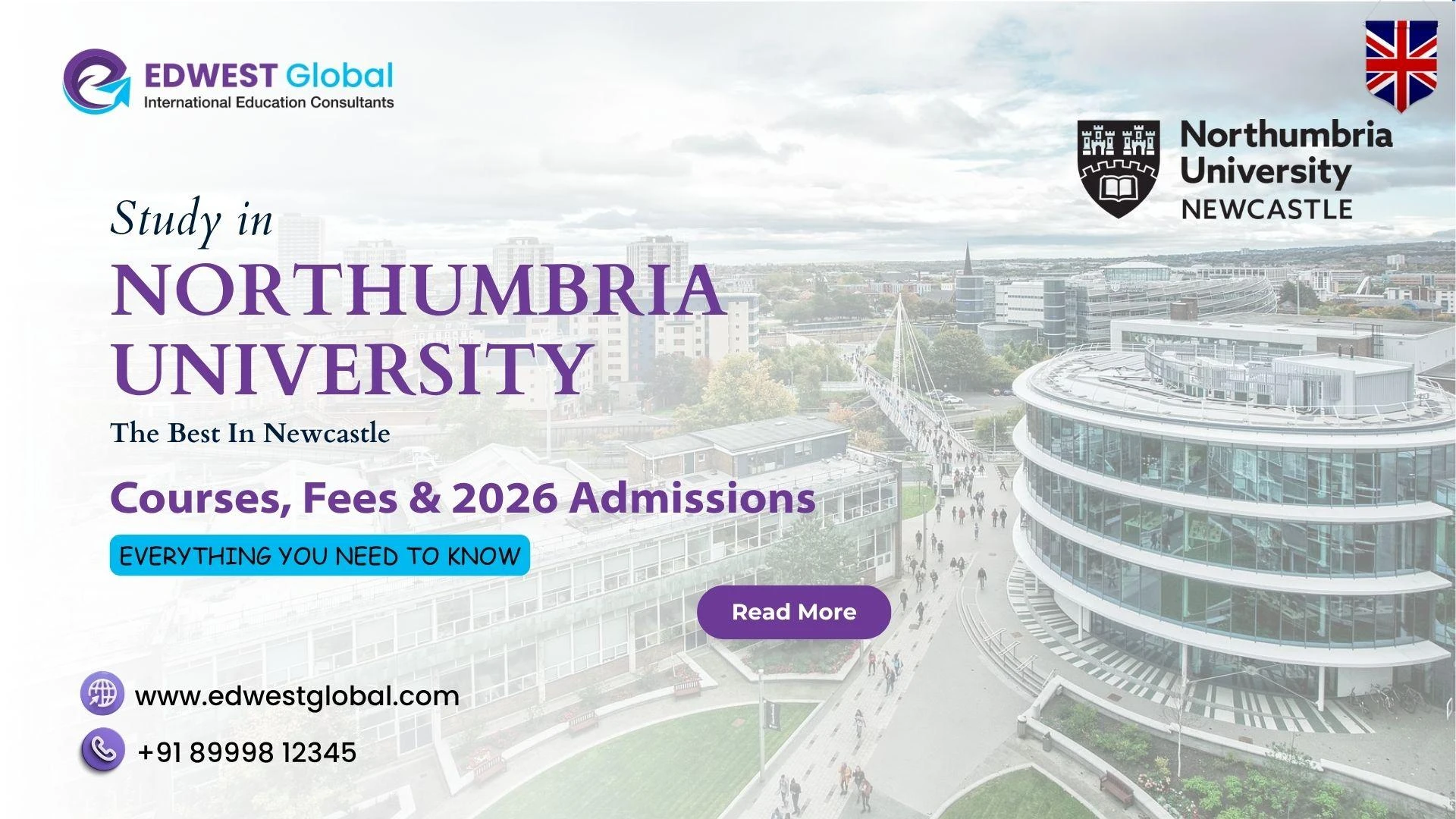 Study at Northumbria University, Newcastle | Courses, Fees & 2026 Admissions Guide