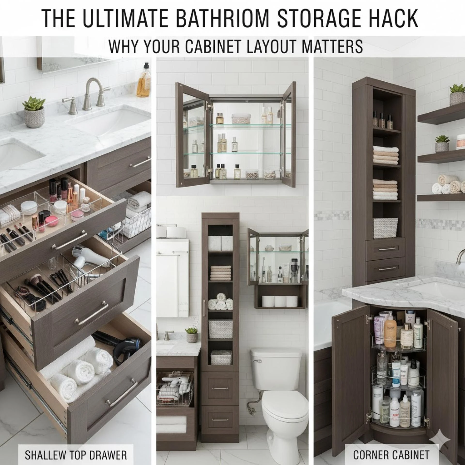 The Ultimate Bathroom Storage Hack: Why Your Cabinet Layout Matters