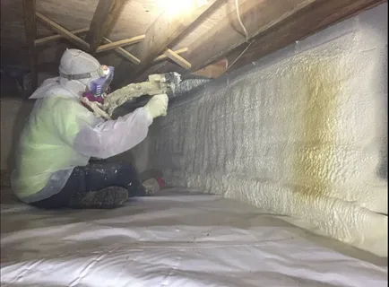Common Issues Found in Aging Crawl Space Spray Foam Insulation