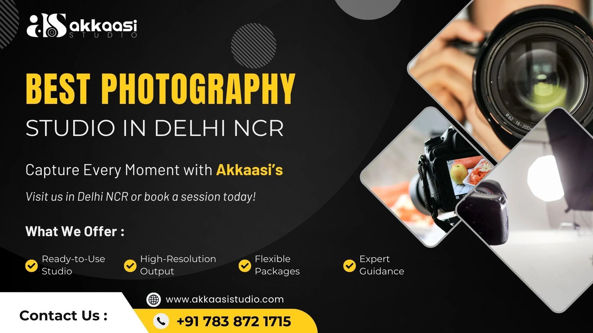 How to Find the Best Photography Studio in Delhi NCR