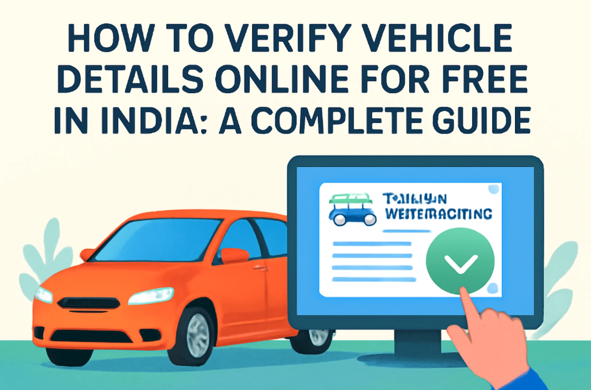 How to Verify Vehicle Details Online for Free in India: A Complete Guide