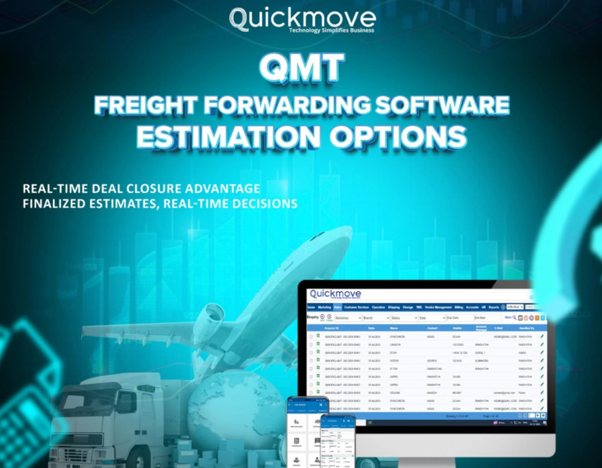 Maximize Efficiency with QuickMove Freight Forwarding Software Estimation Options