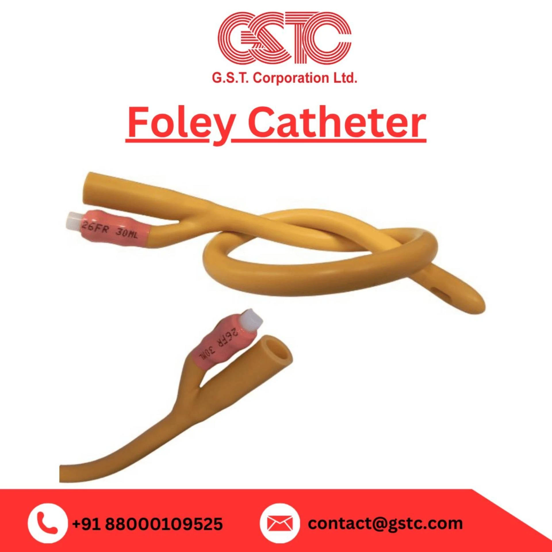 Foley Catheter Manufacturers & Exporters in India - GSTC