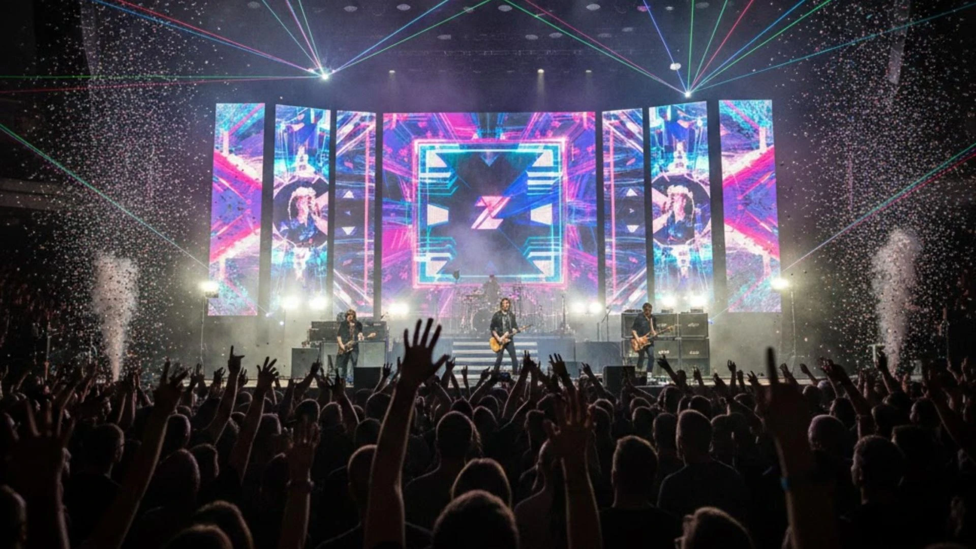 Modern Event Success with an LED Video Wall Concert Setup