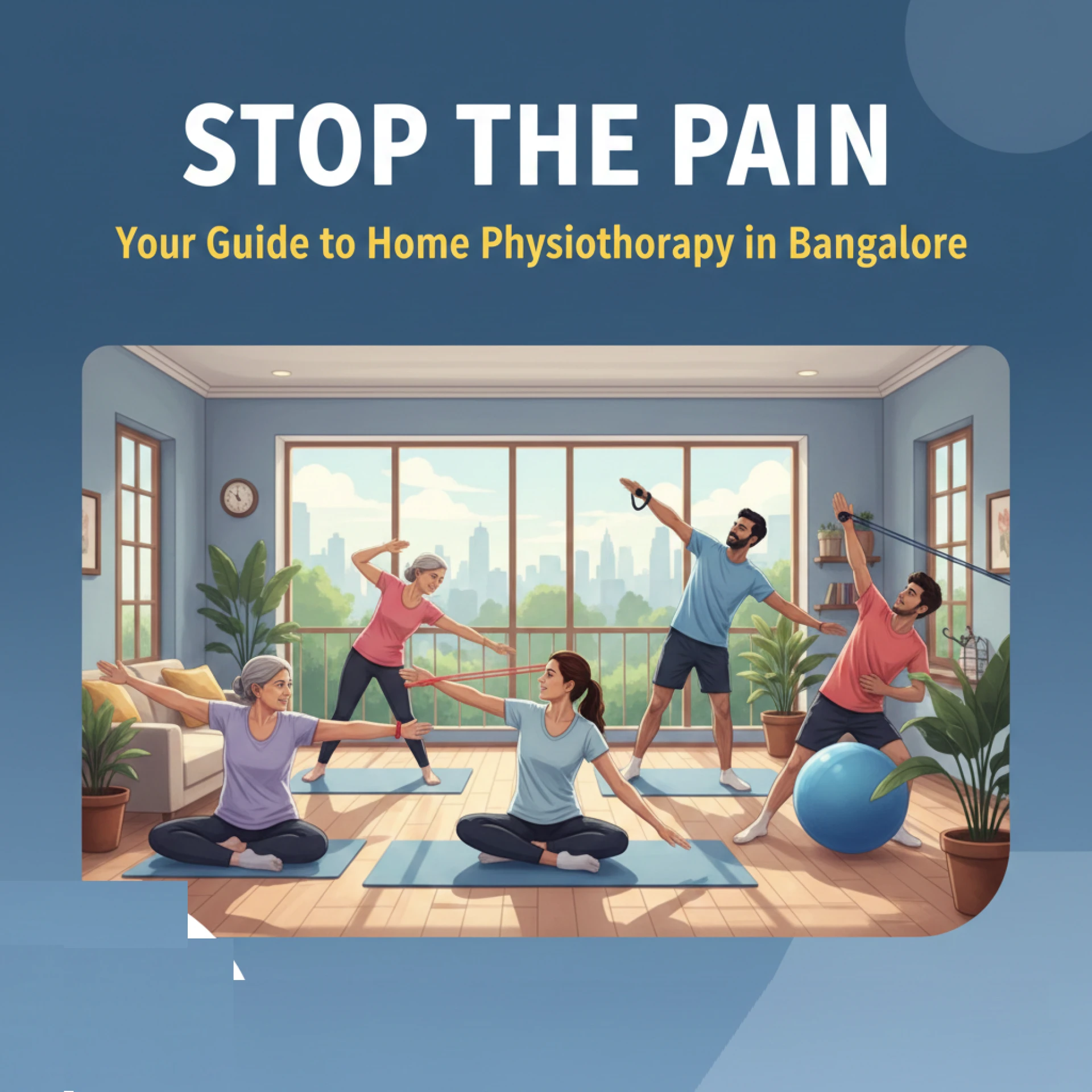 Stop The Pain: Your Guide to Home Physiotherapy in Bangalore