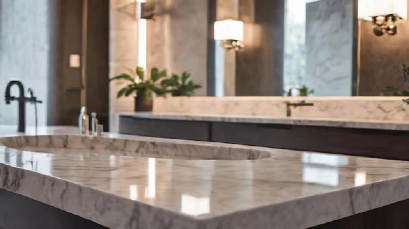 Transform Your Bathroom with Stunning Marble Worktops