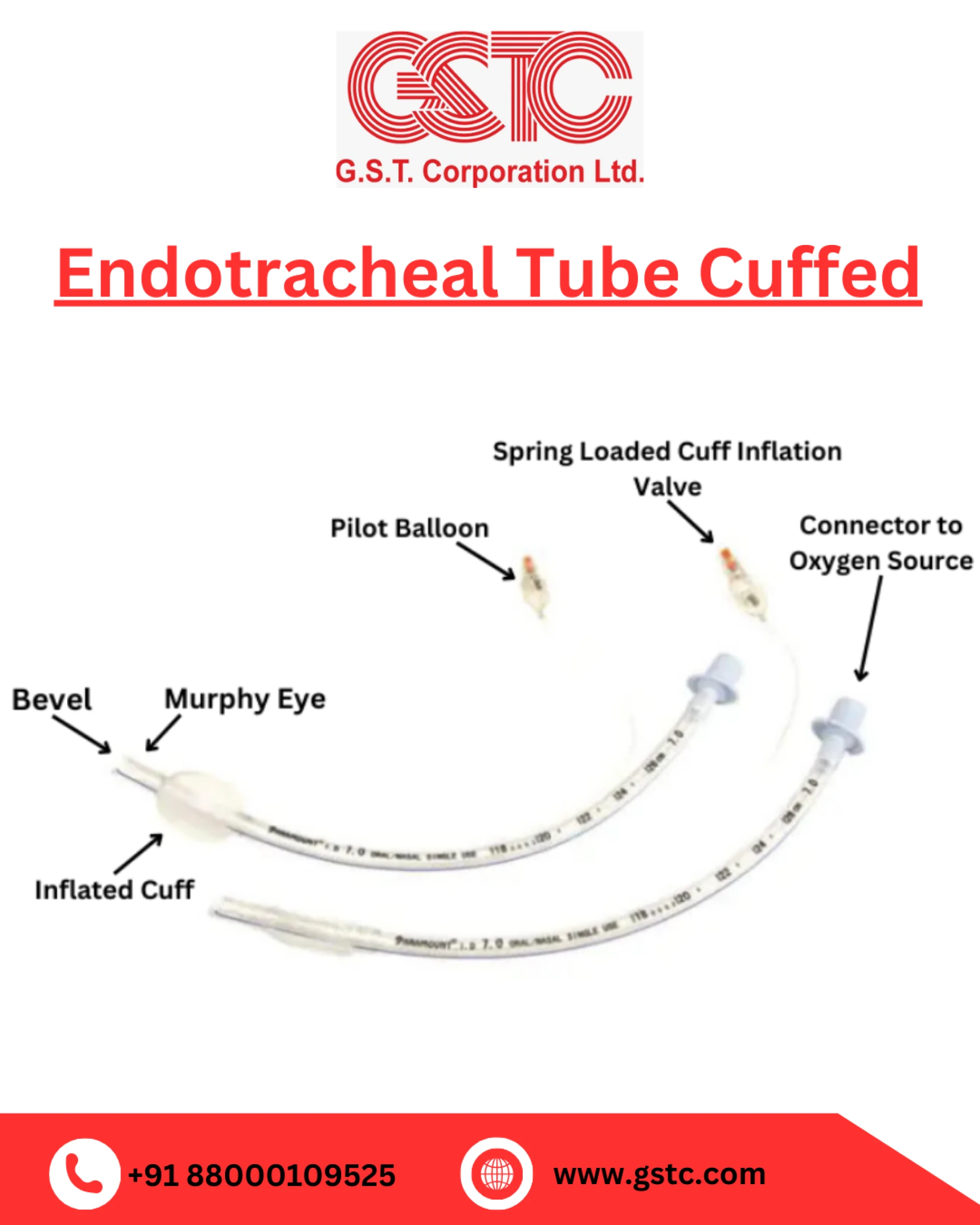 Reliable Endotracheal Tubes for Hospitals & Clinics - GSTC