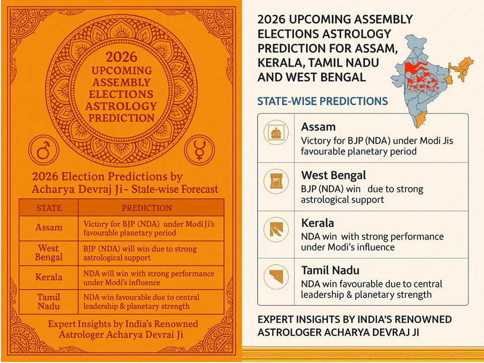 2026 Upcoming Assembly Elections Astrology Prediction For Assam, Kerala, Tamil Nadu And West Bengal