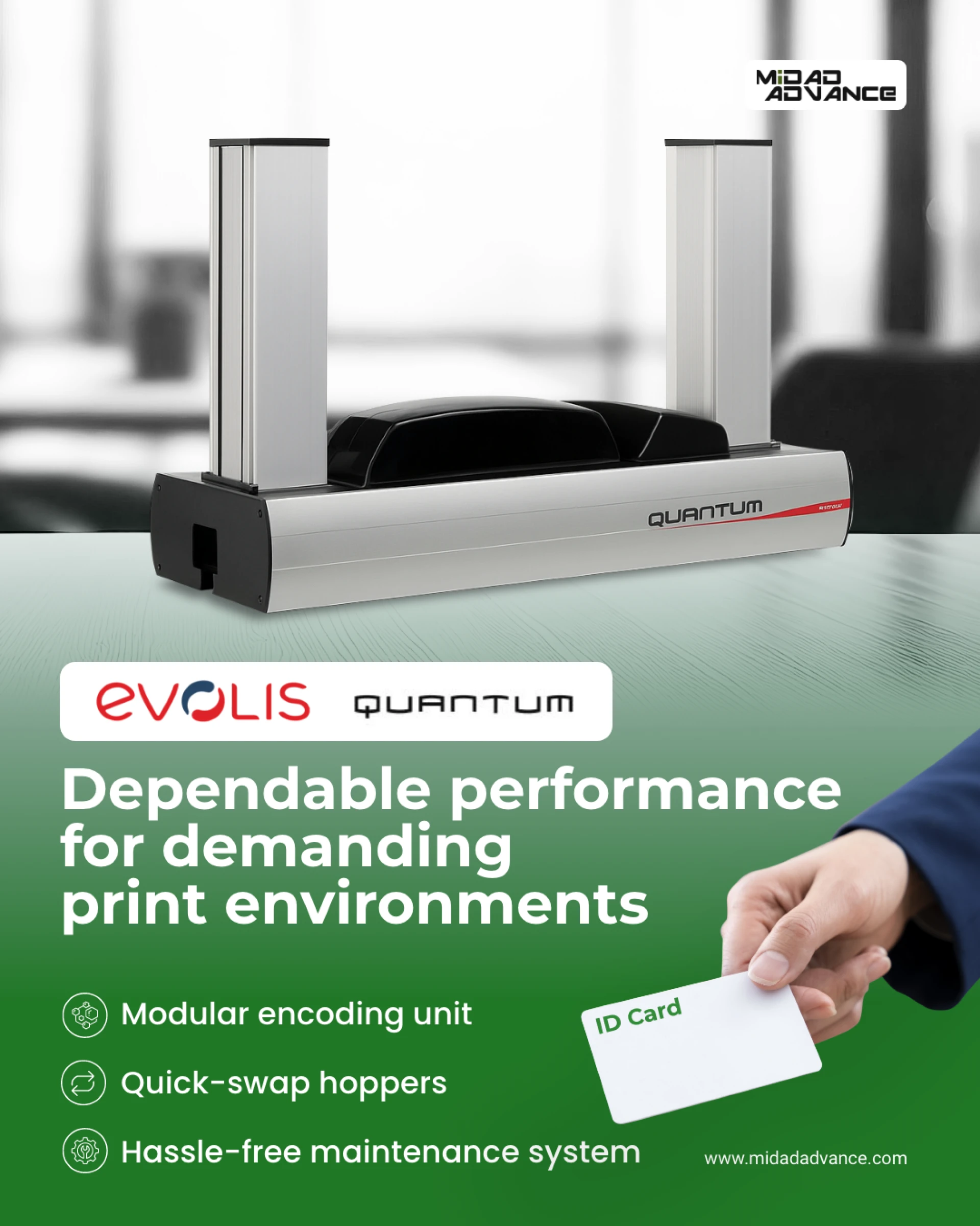 Midad Advance: Your Trusted Evolis Distributor in Saudi Arabia
