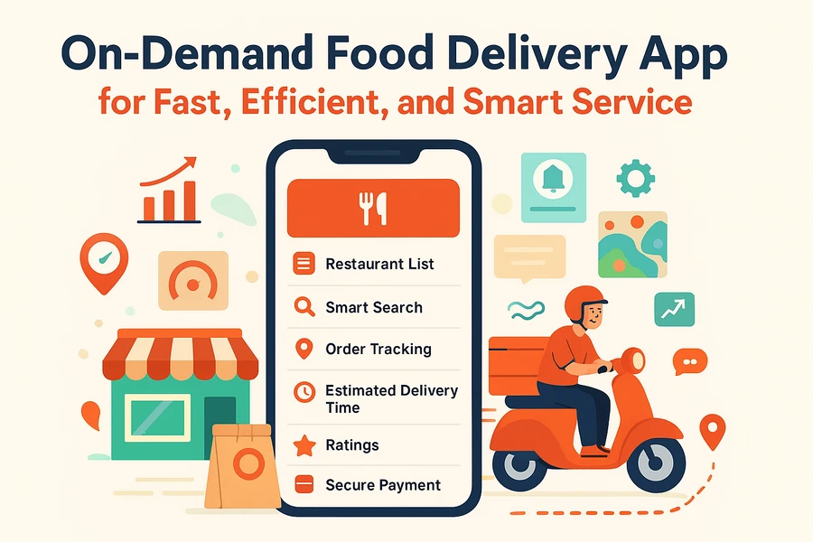 On-Demand Food Delivery App for Fast, Efficient, and Smart Service