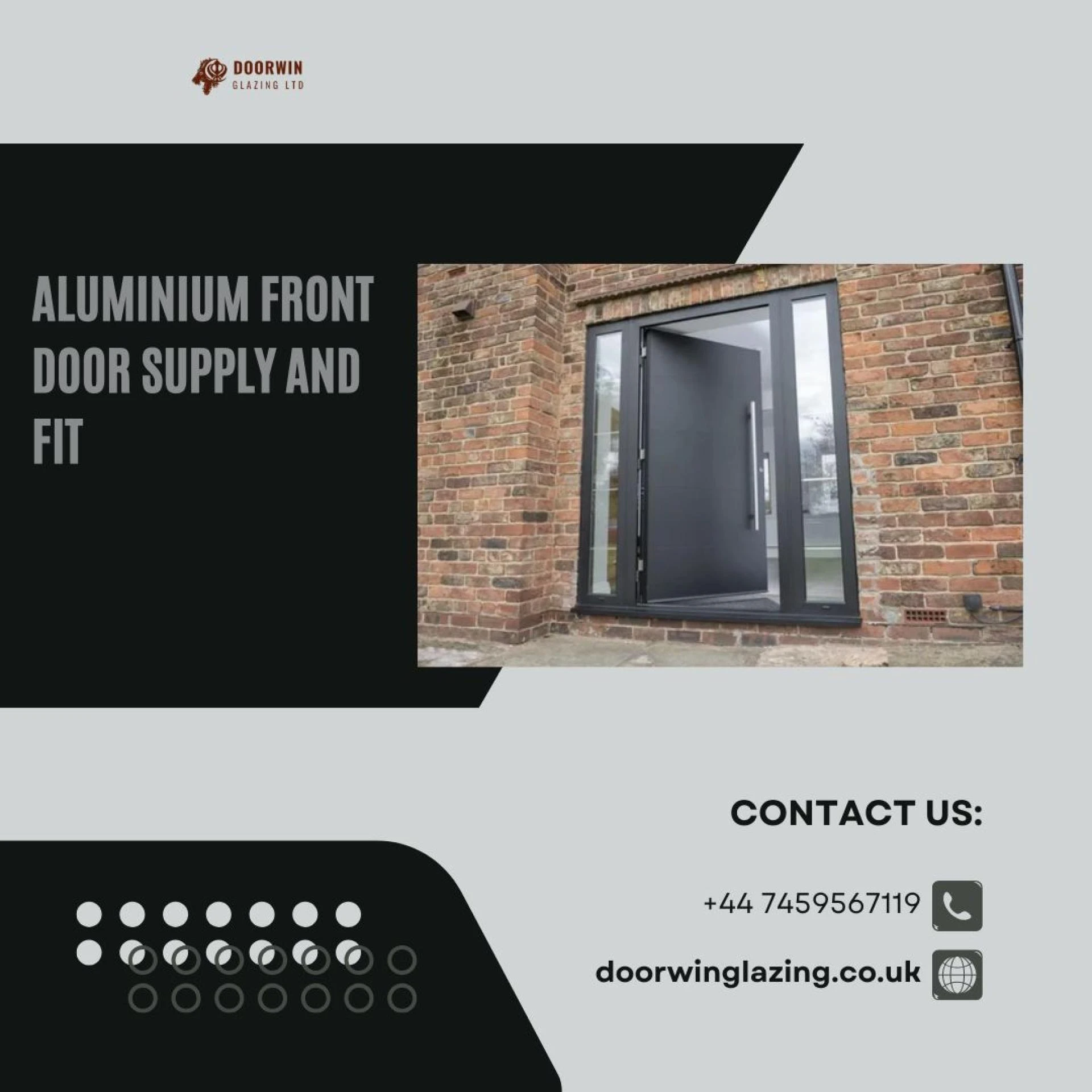 Why Should You Choose Professional Aluminium Front Door Supply and Fit Services?