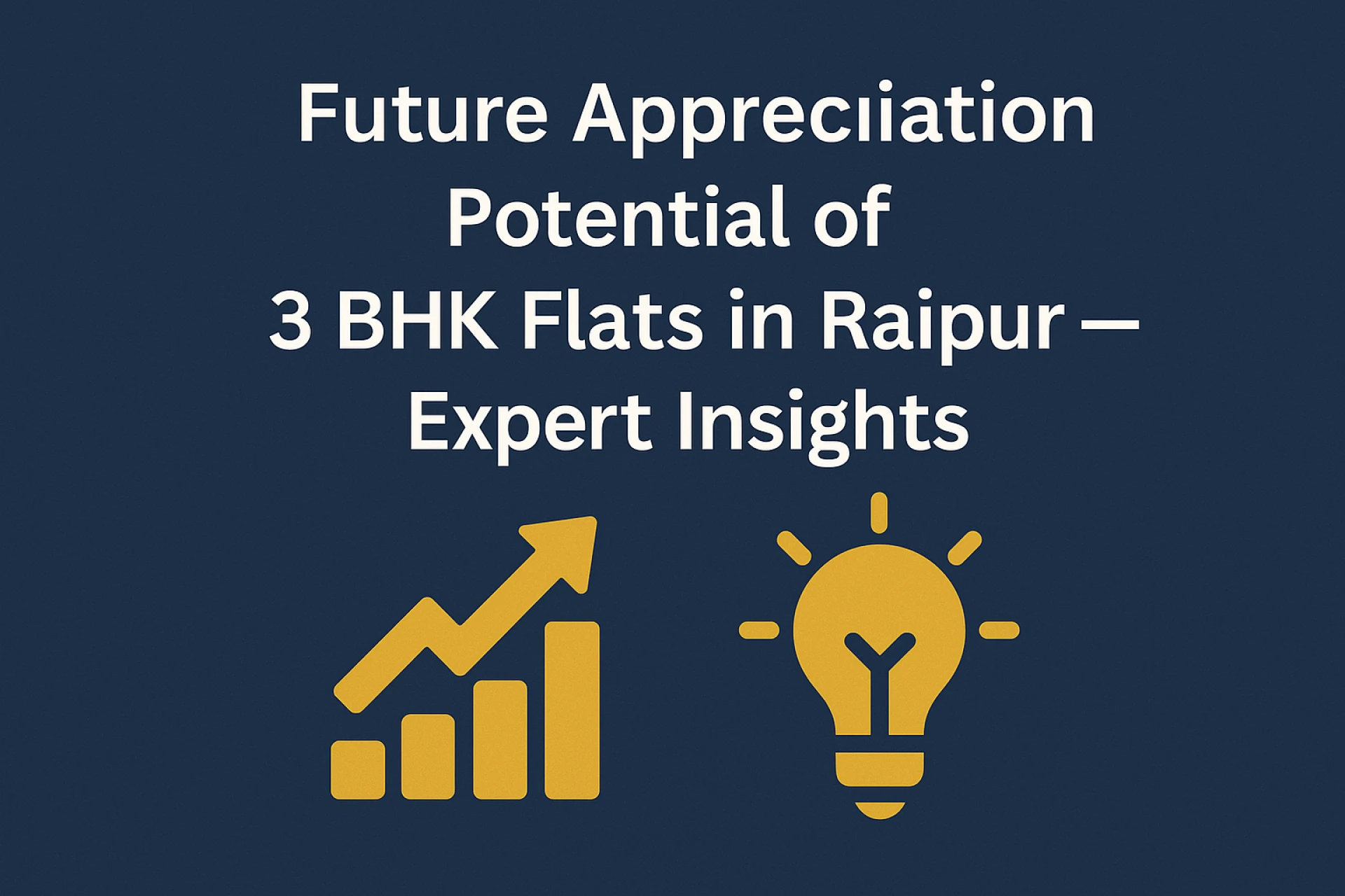 Future Appreciation Potential of 3 BHK Flats in Raipur — Expert Insights