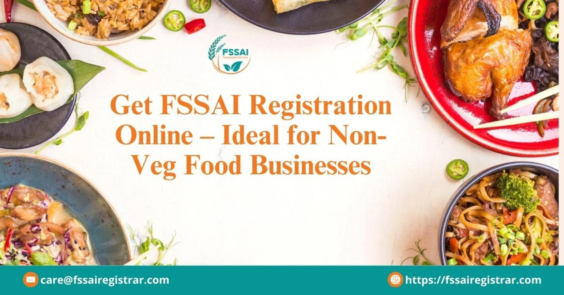 Get FSSAI Registration Online – Ideal for Non-Veg Food Businesses