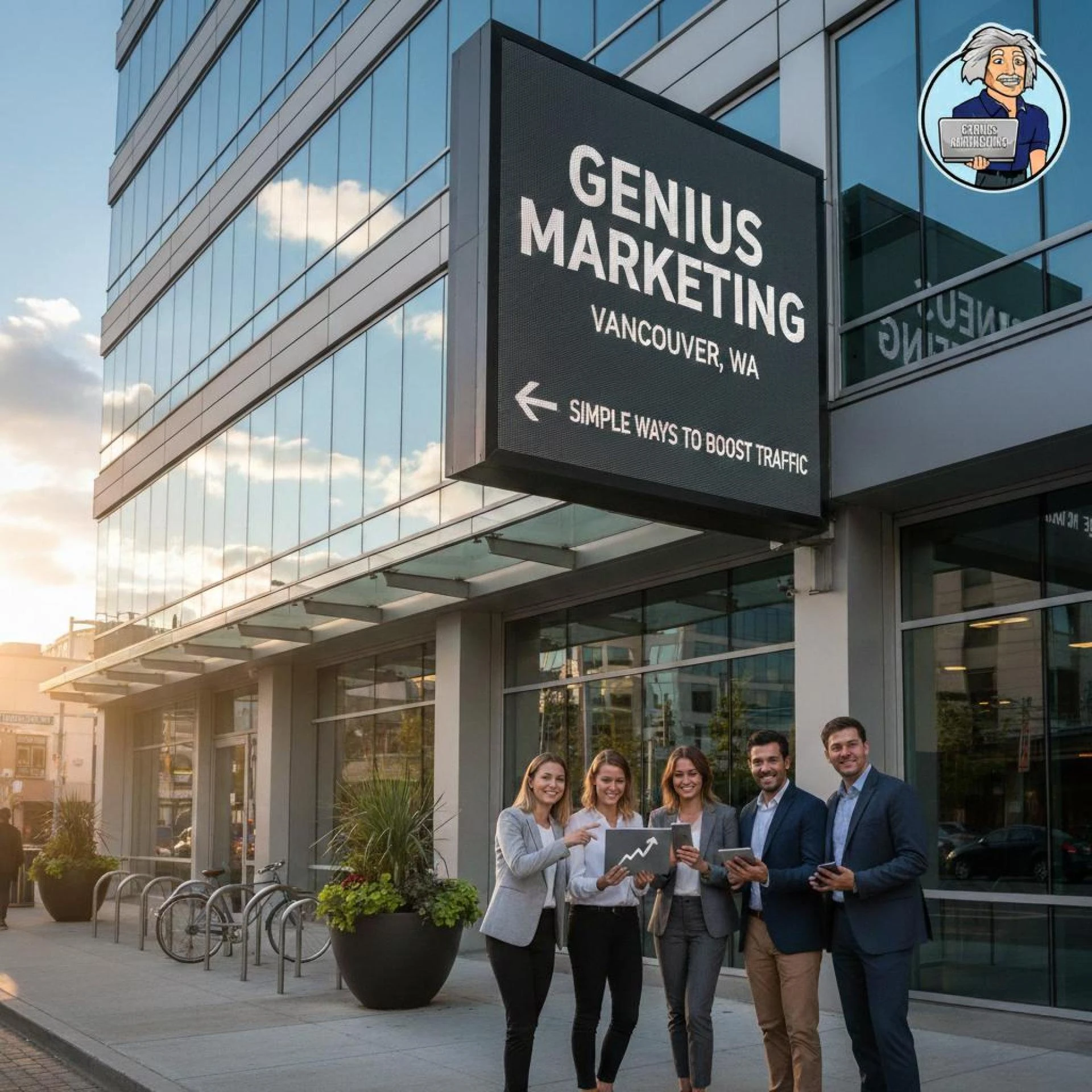 Genius Marketing. in Vancouver, WA, Shows You Simple Ways to Boost Traffic
