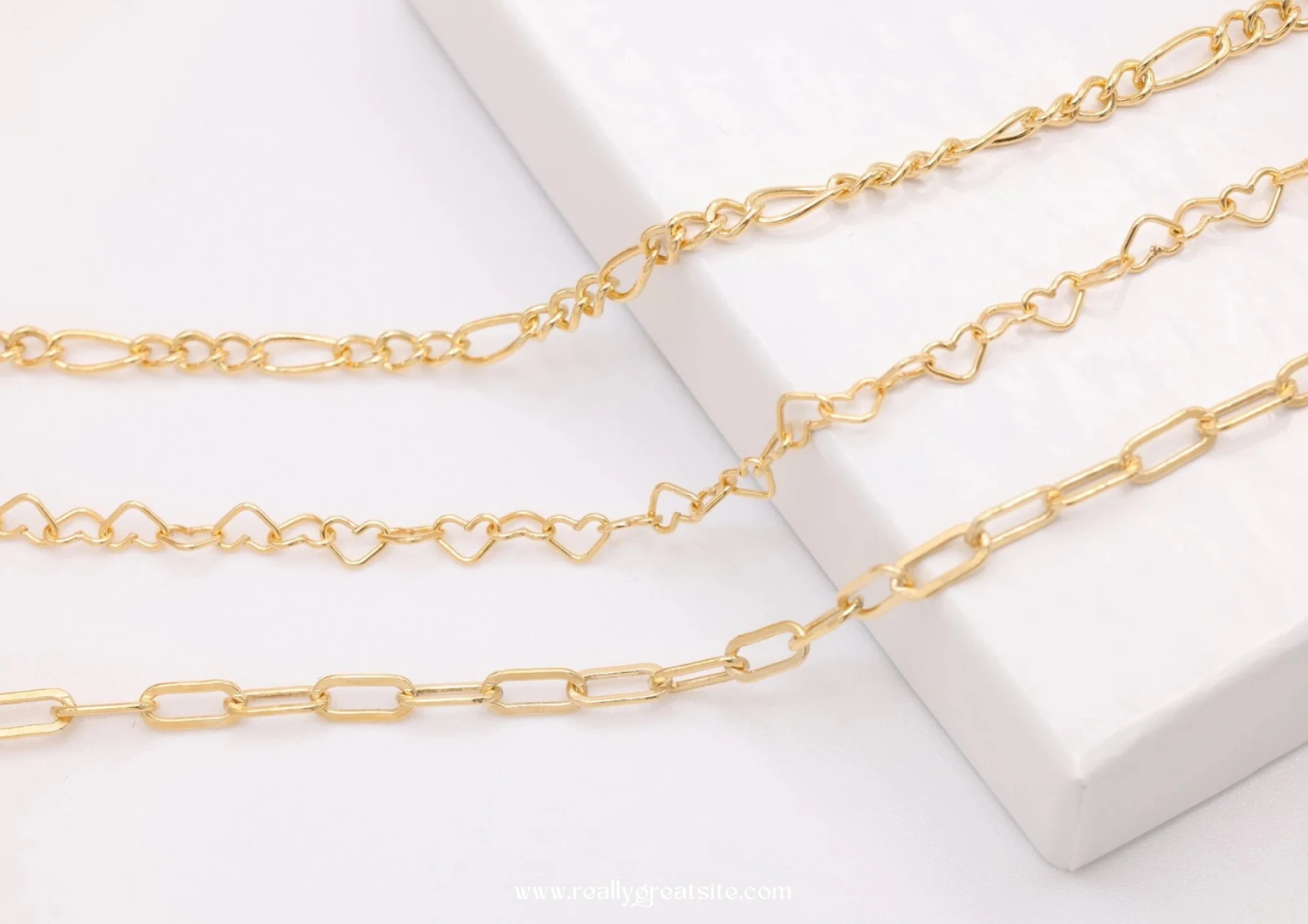 Gold Spooled Necklaces