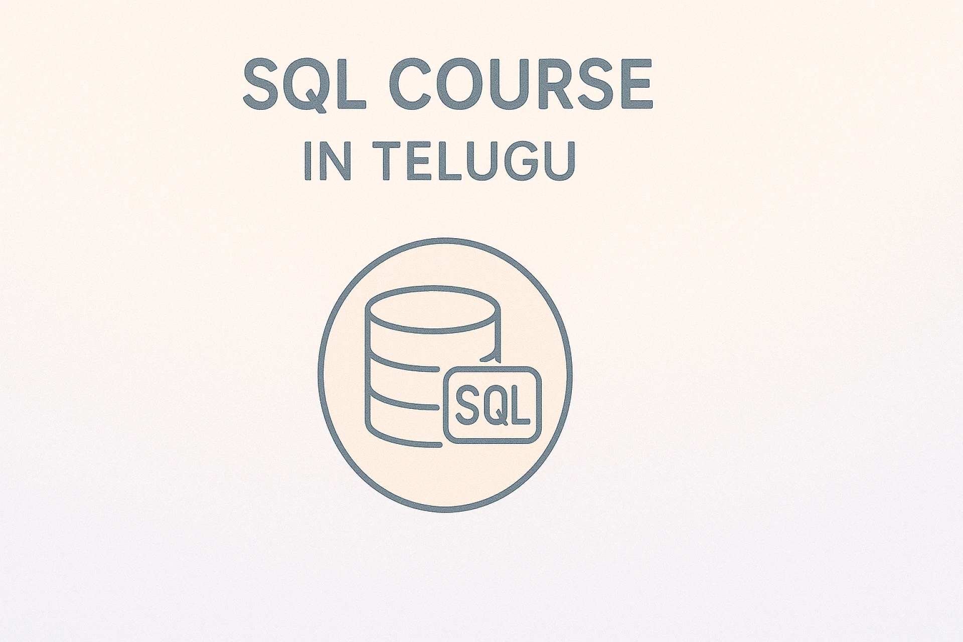 Simplify DDL, DML, and DCL Commands – SQL Course in Telugu