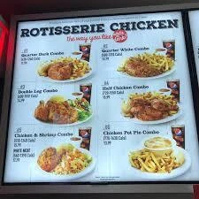 Swiss chalet price menu