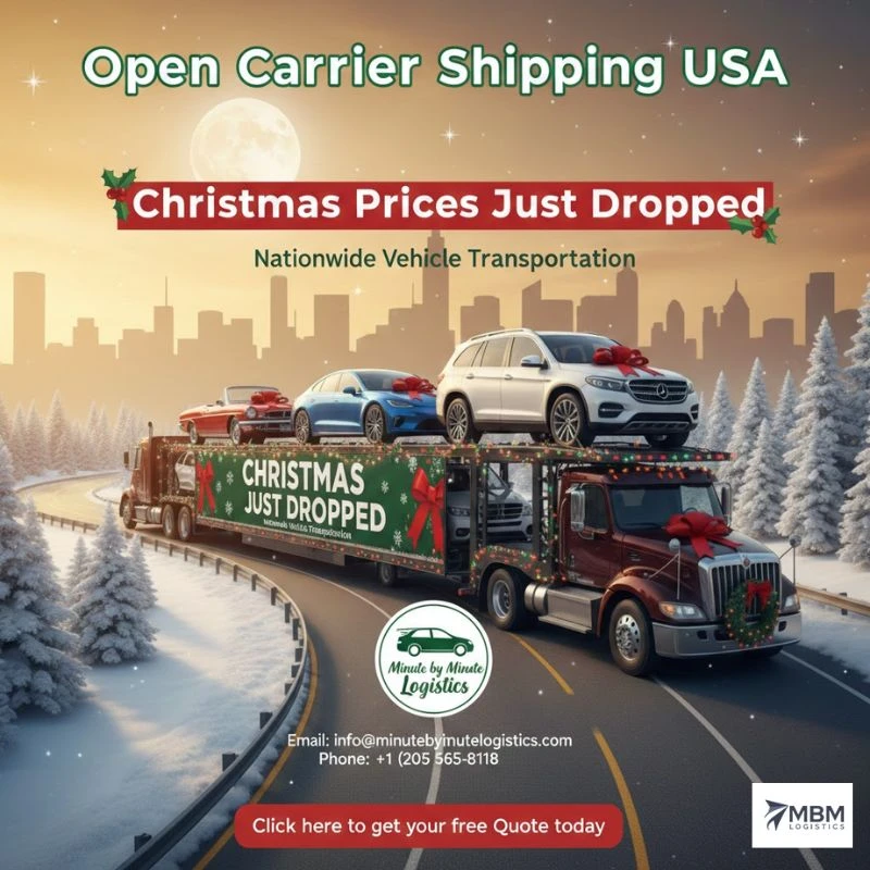 Open Carrier Shipping USA — Christmas Prices Just Dropped