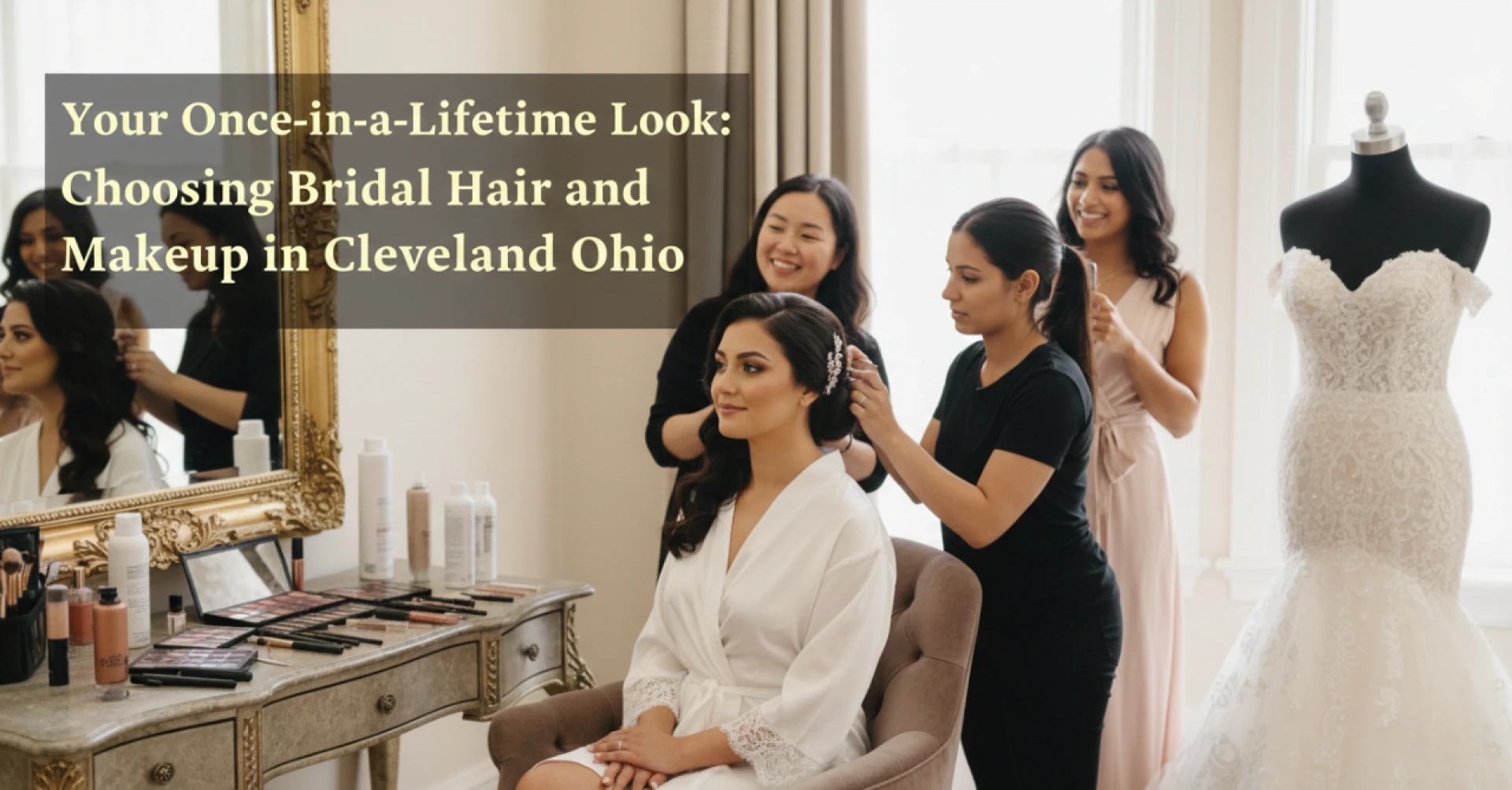 Your Once-in-a-Lifetime Look: Choosing Bridal Hair and Makeup in Cleveland Ohio