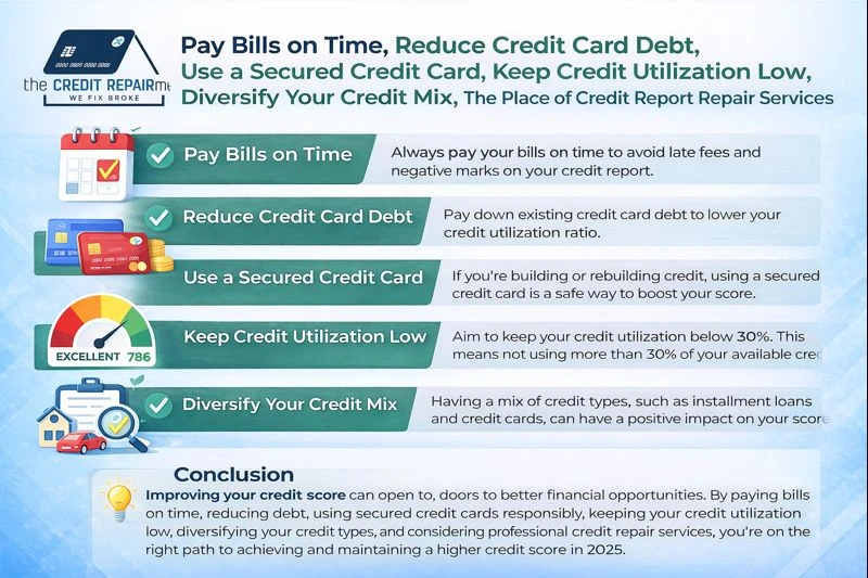 The 5 Best Things to do to Immediately Improve Your Credit Score in 2025.