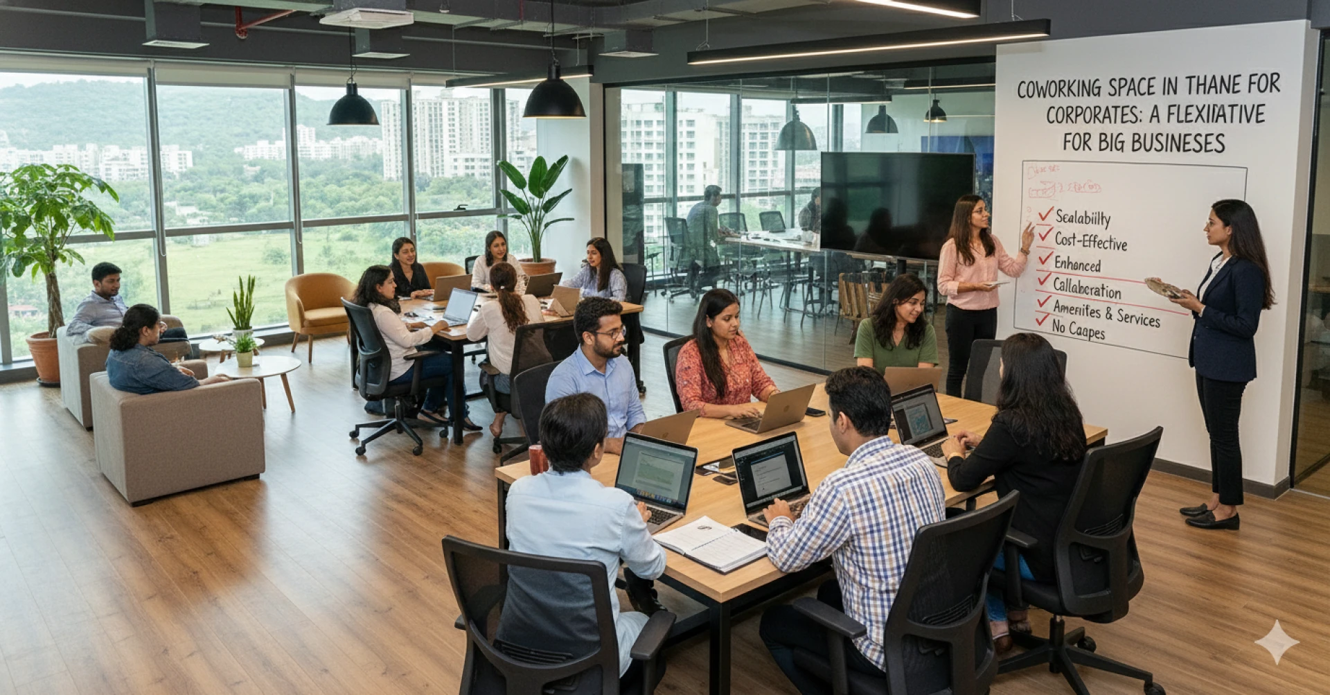 Coworking Space in Thane for Corporates: A Flexible Alternative for Big Businesses