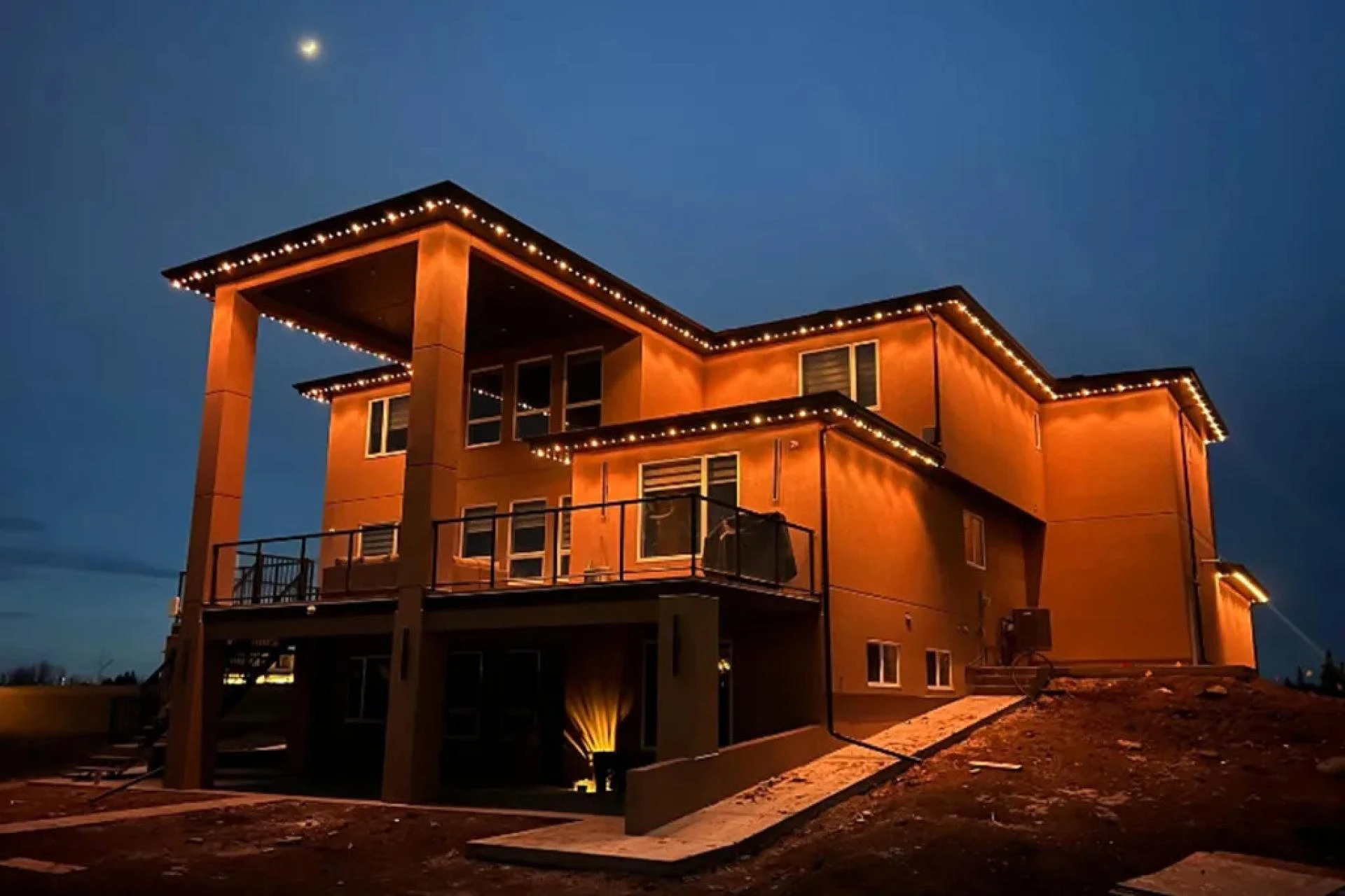 How Permanent Outdoor Lights Improve Home Value in Langley