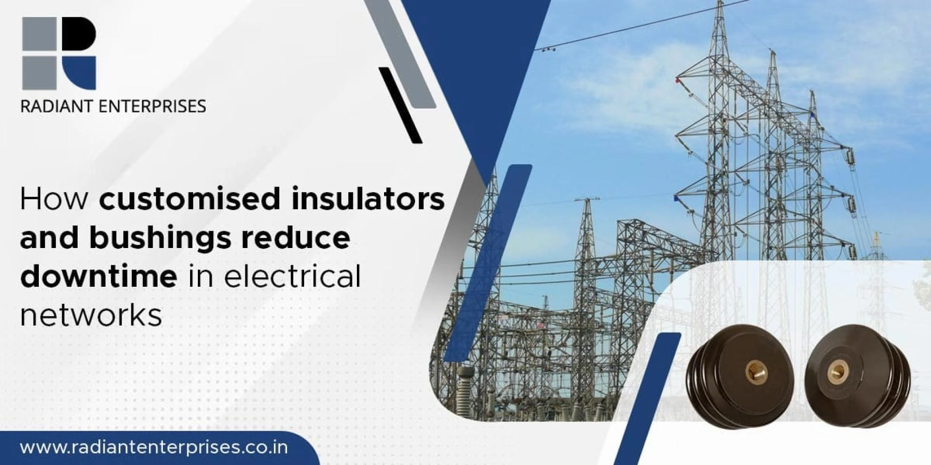 How customised insulators and bushings reduce downtime in electrical networks