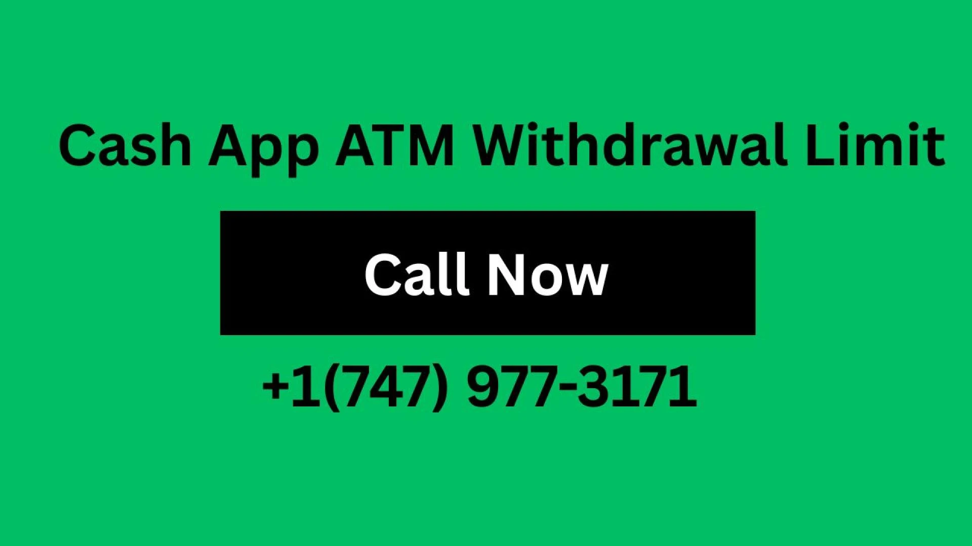 Cash App ATM Withdrawal Limit and ATM Rules