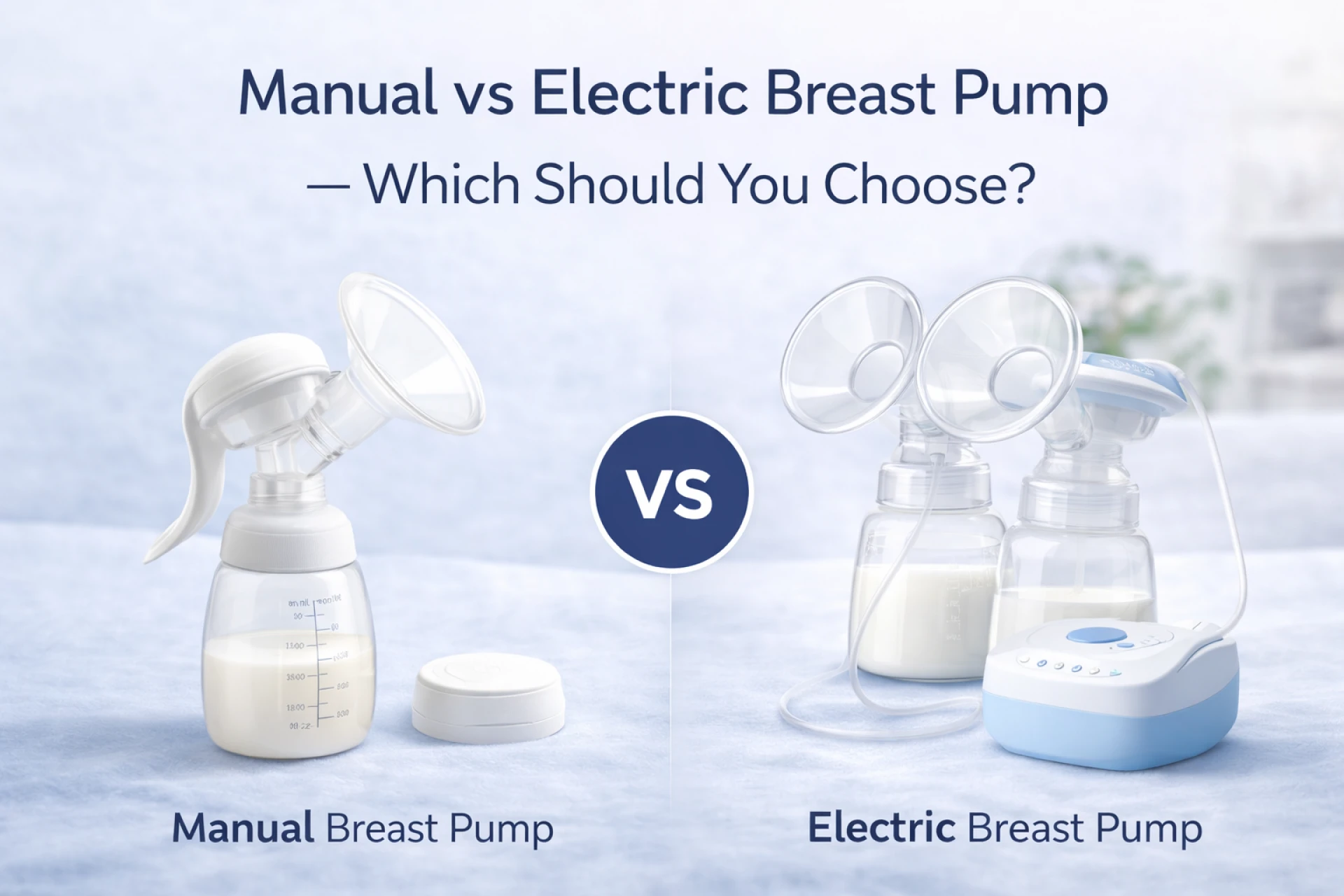 Manual vs Electric Breast Pump | Which Should You Choose?