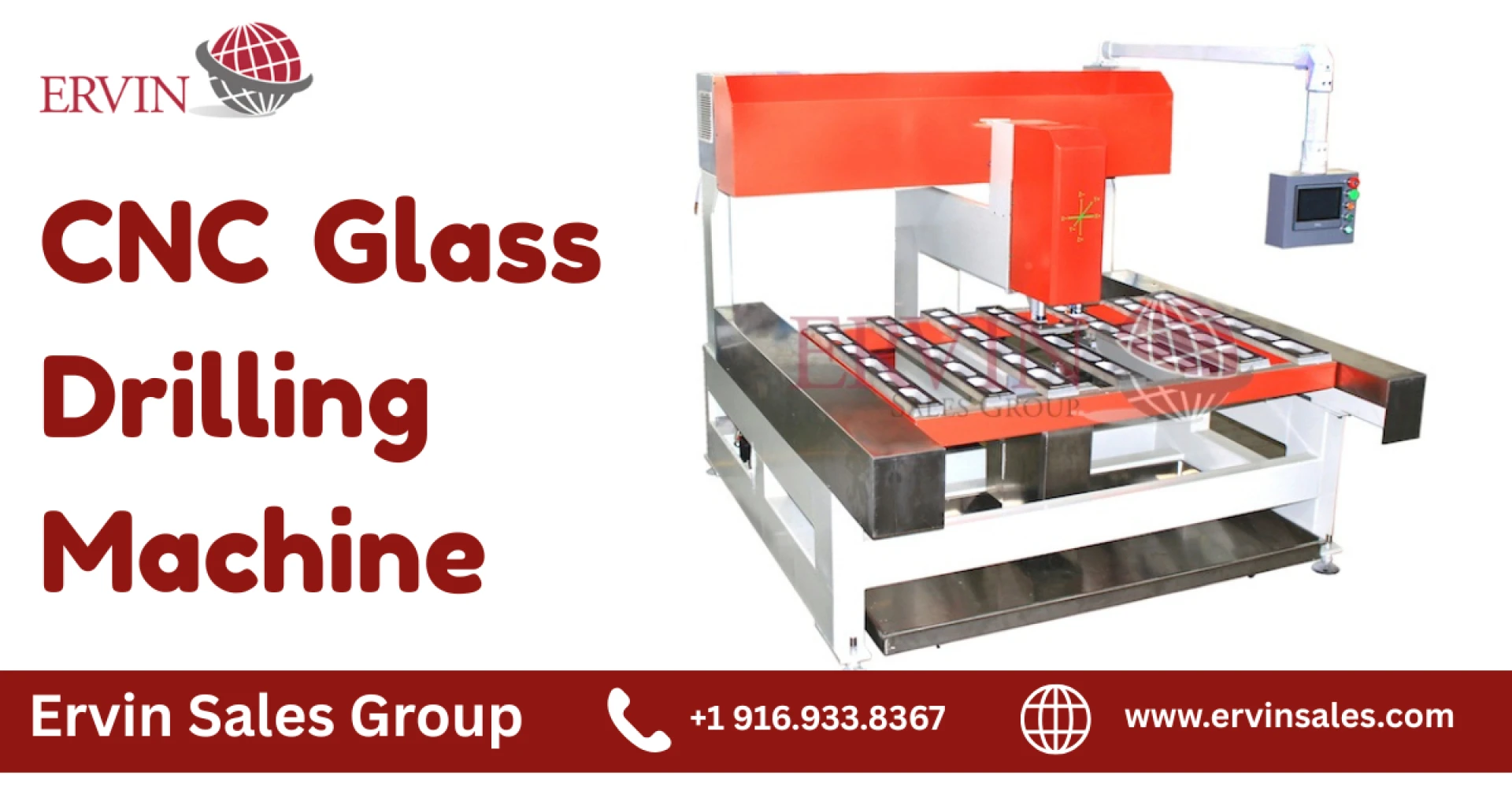 CNC Glass Drilling Machine | Ervin Sales Group USA